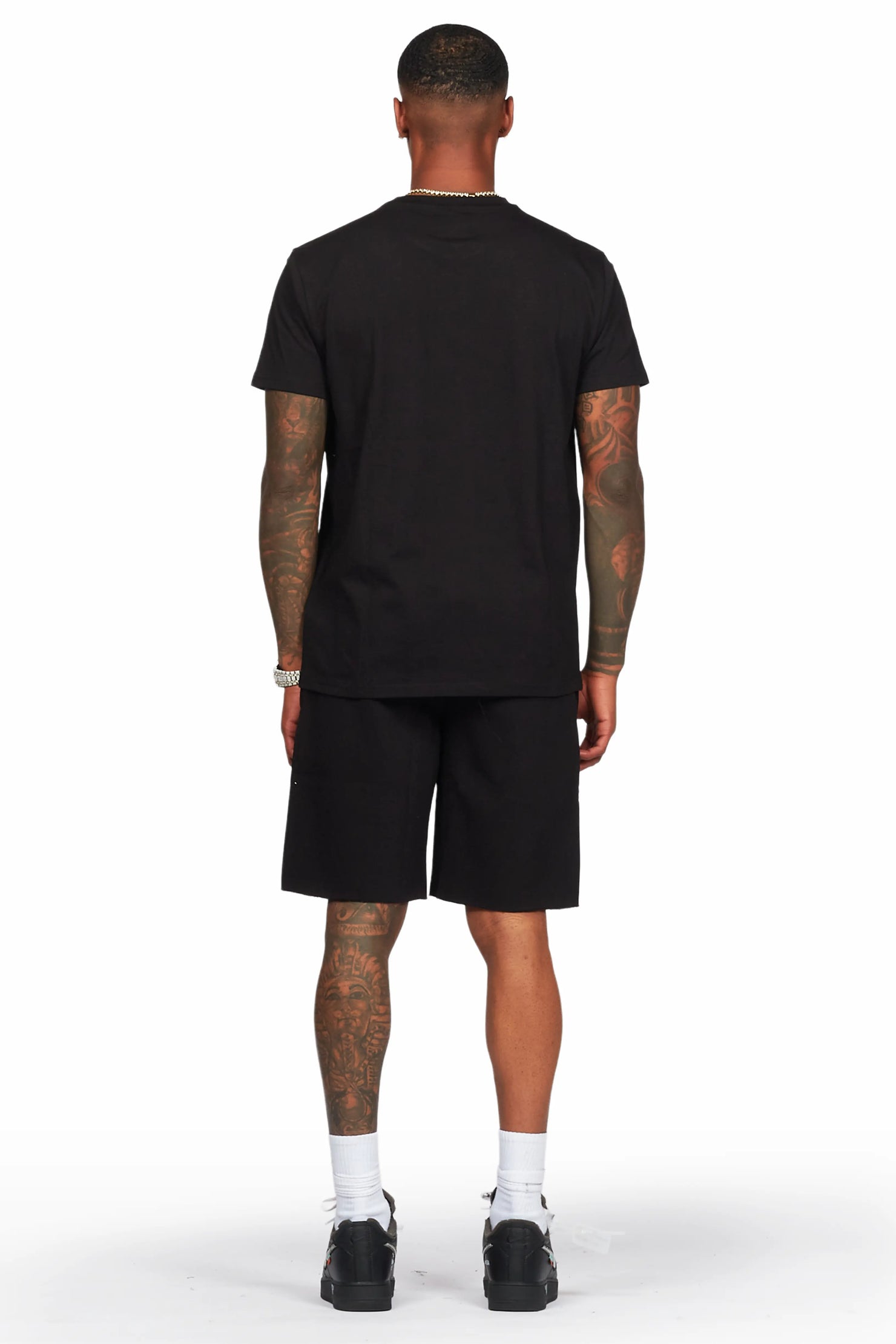 Murdra Black T-Shirt/Short Set