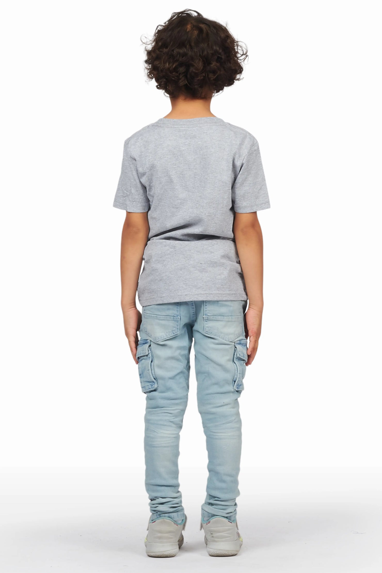 Boys Ware Grey T-Sihrt/Cargo Jean Set