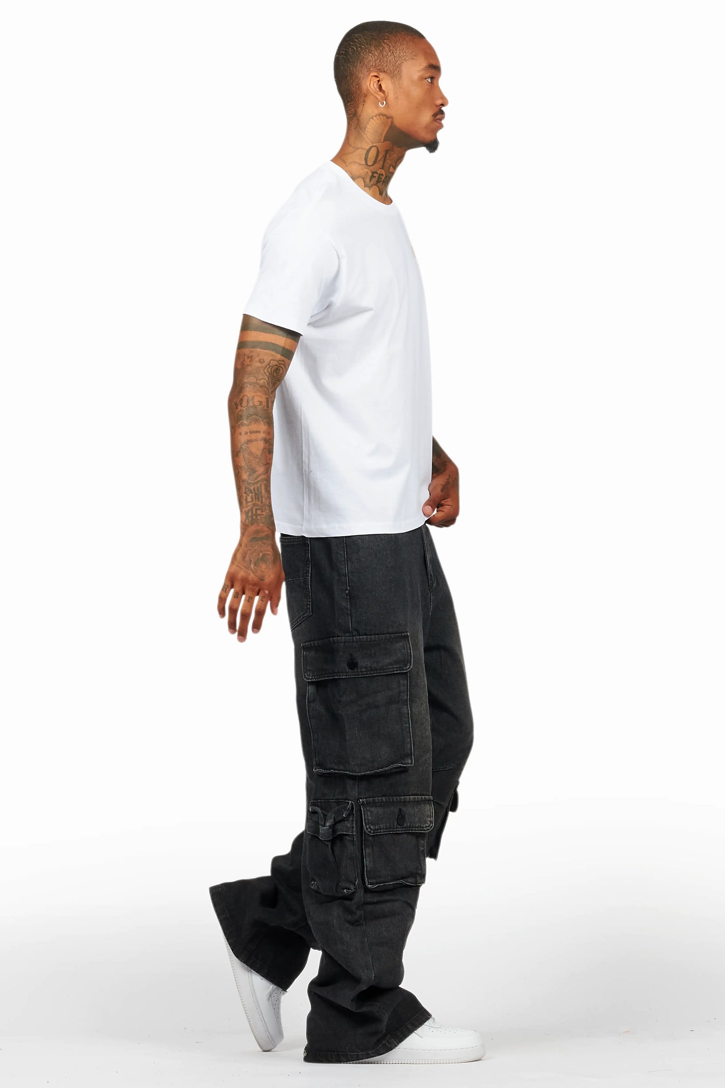 Cortie Black Baggy Fit Jean