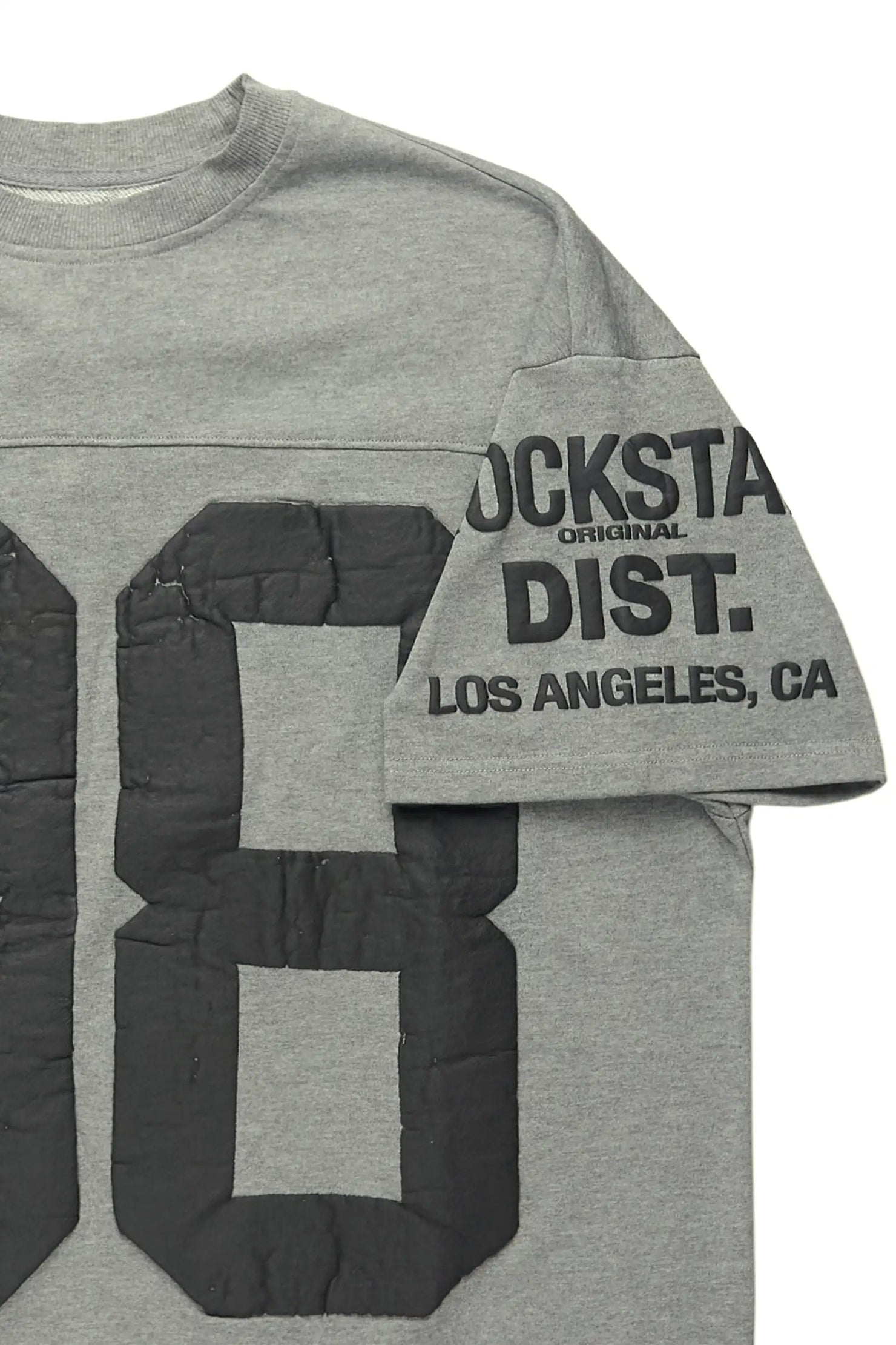 Outline Heather Grey French Terry T-Shirt
