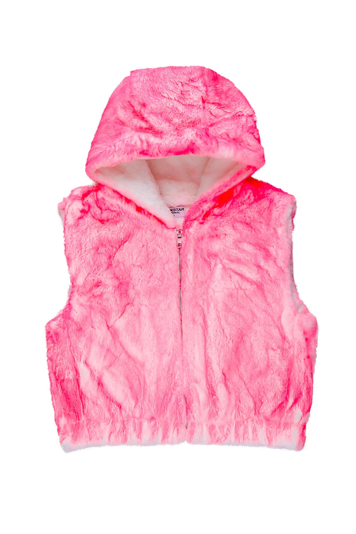 Christal Pink Fur Vest