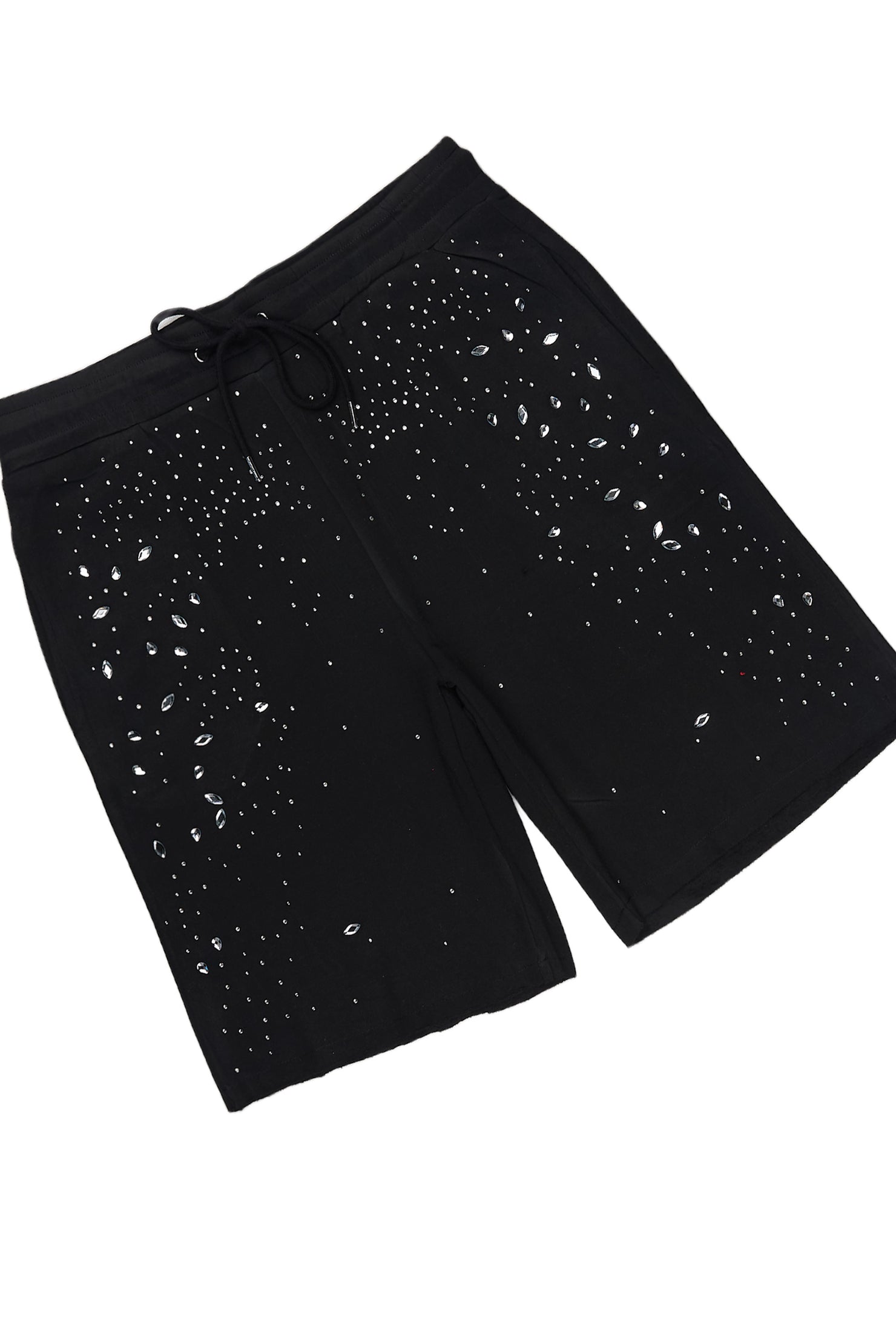 Boys Twinkle Black Rhinestone Short Set