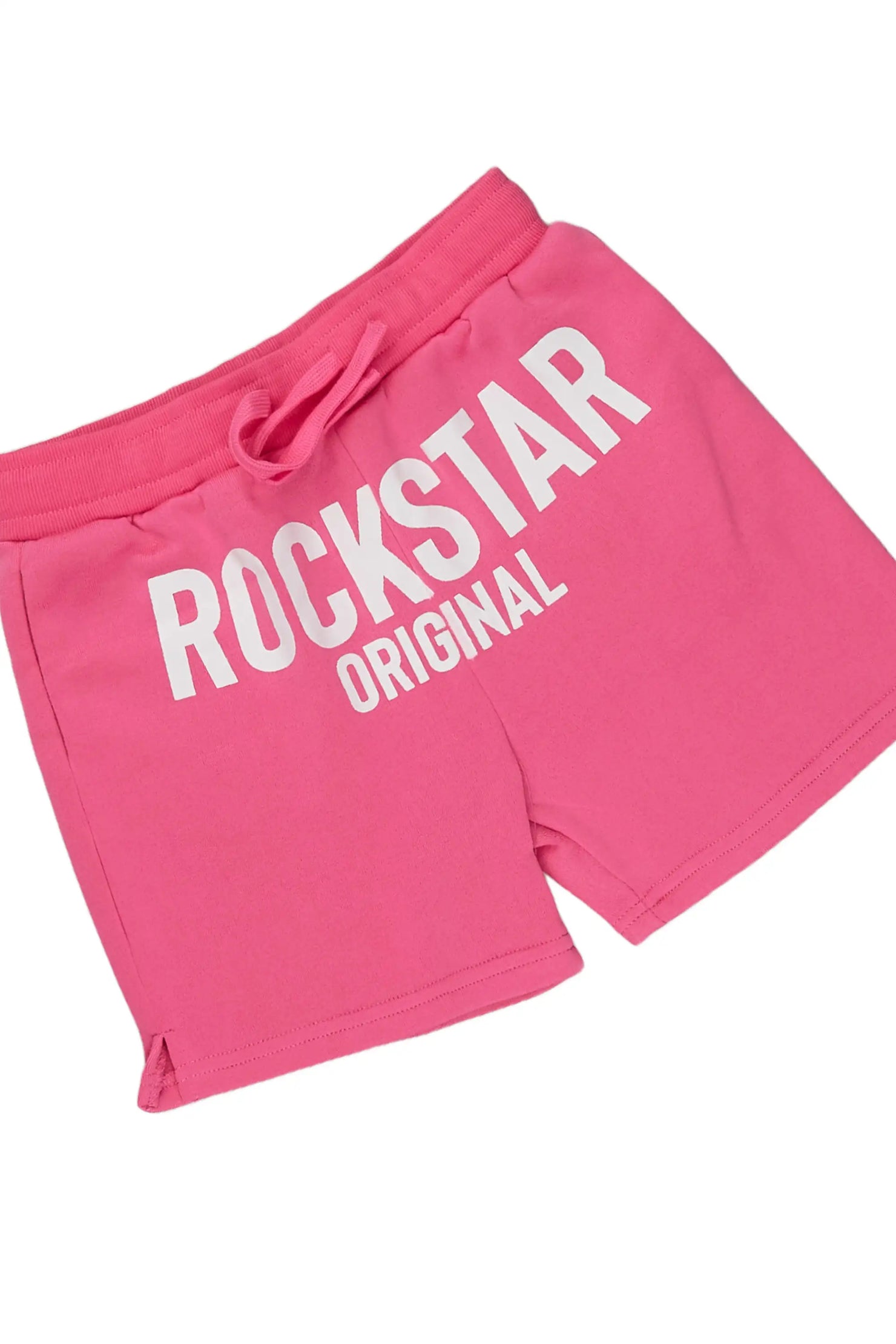 Girls Sabrina Pink/Pink Short Set