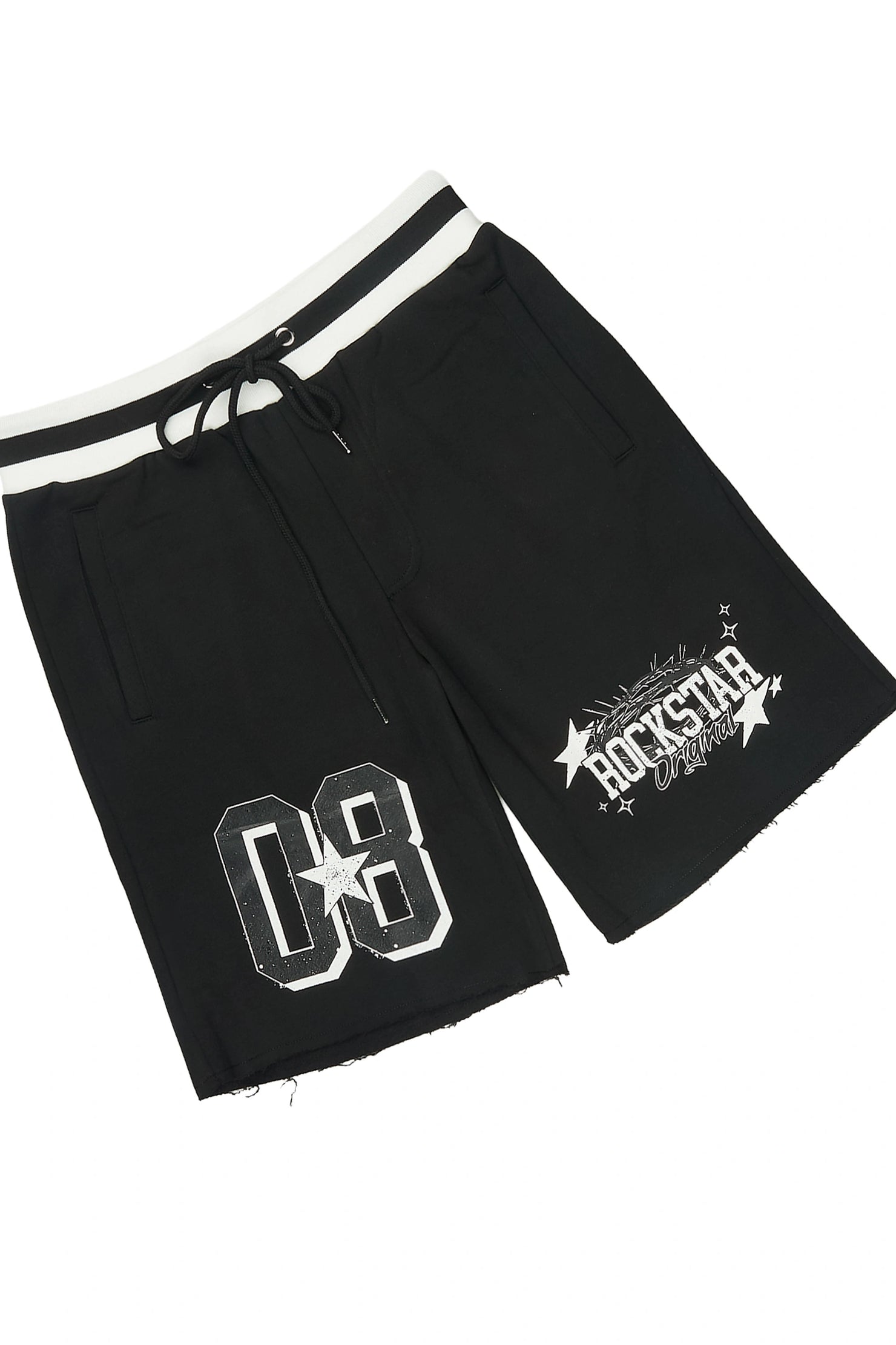 Allstar Cut Sleeve Black/White T-Shirt Short Set