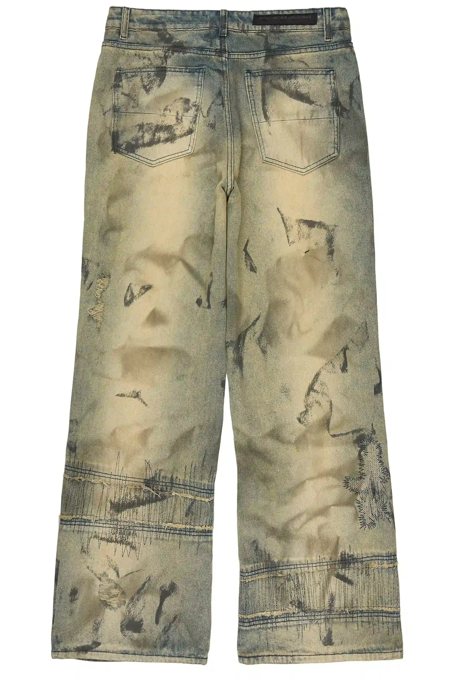 Souless Medium Blue Baggy Fit Jean