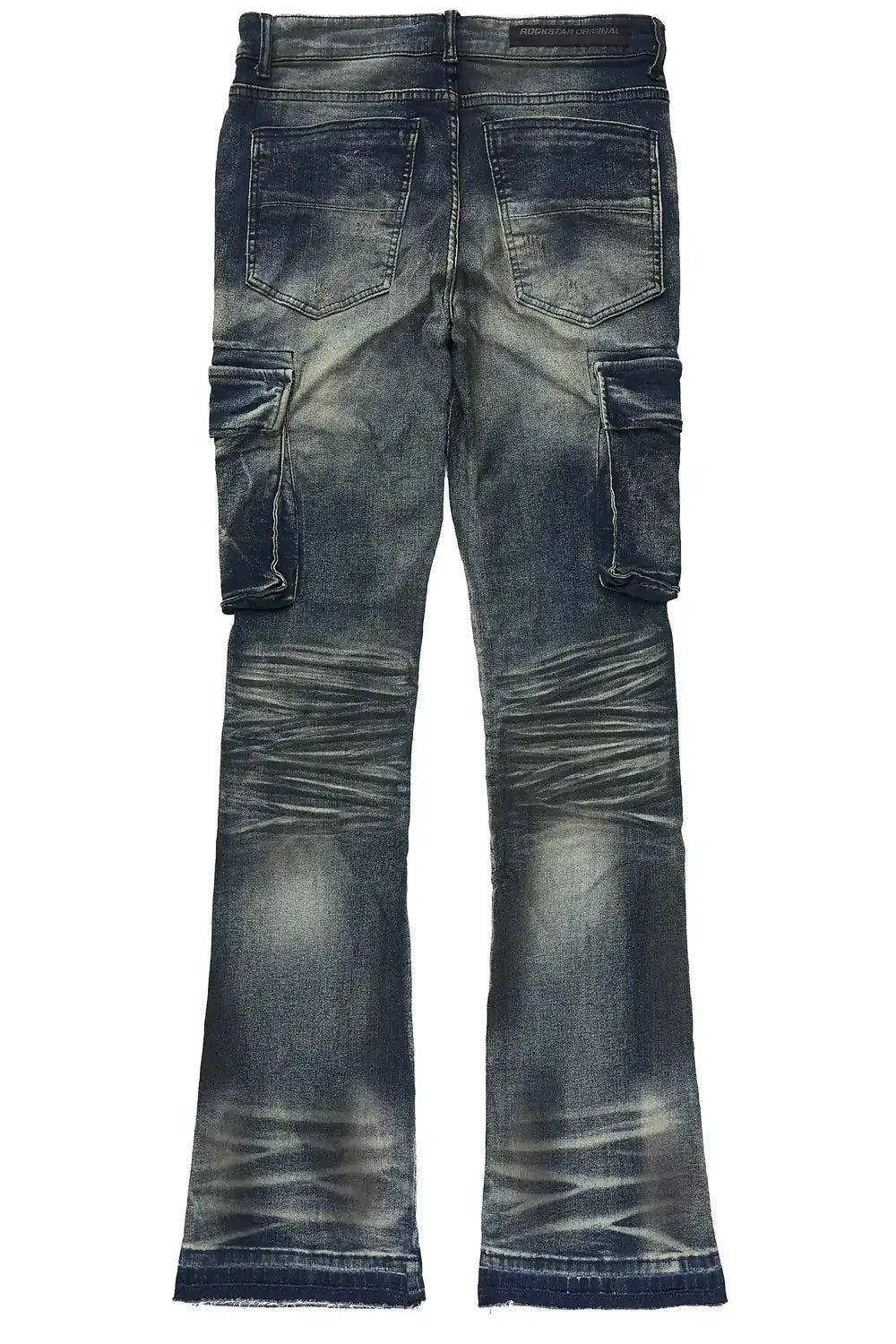 Cruz Dark Blue Stacked Fit Jean