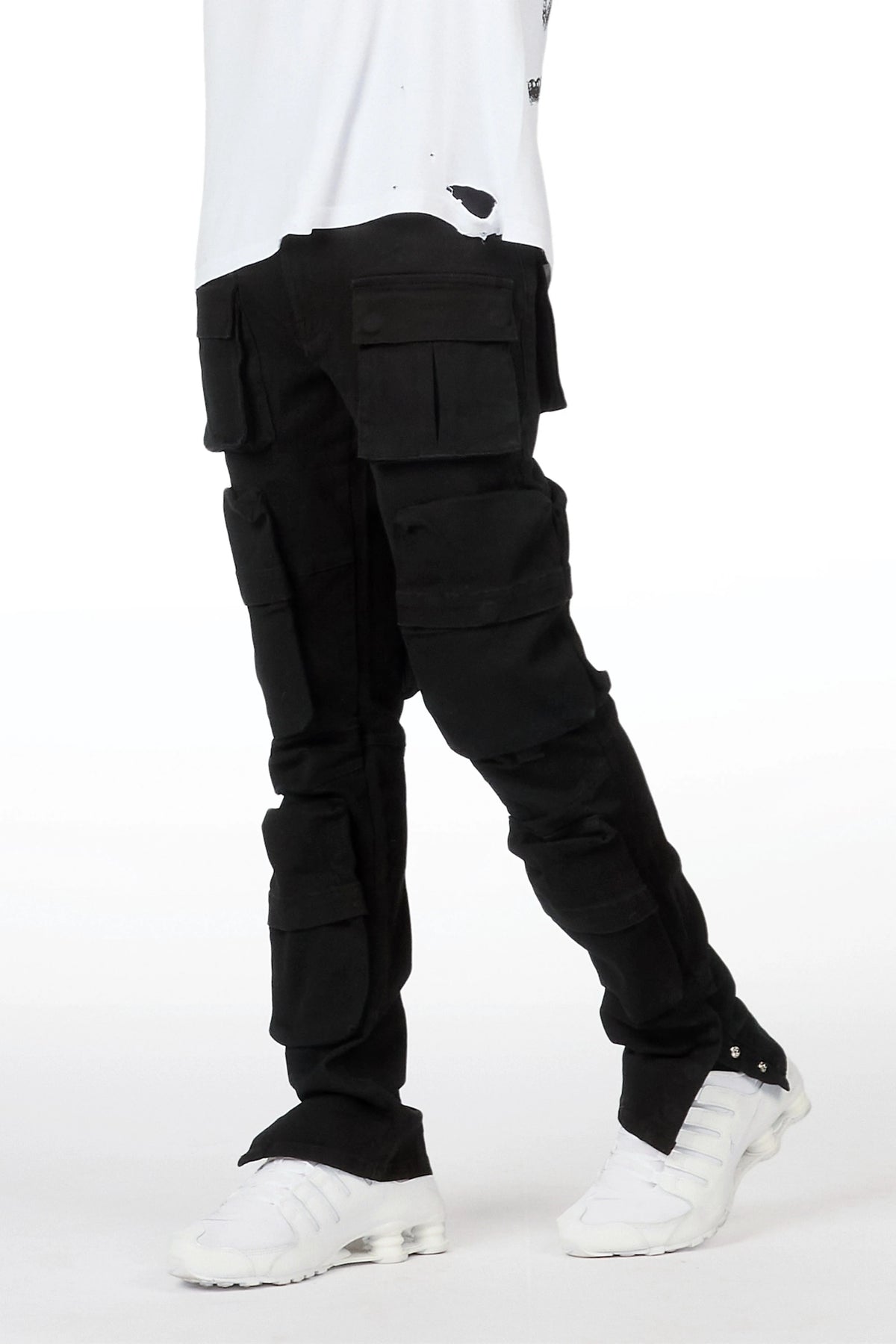 Shepard Black Cargo Skinny Fit Jean