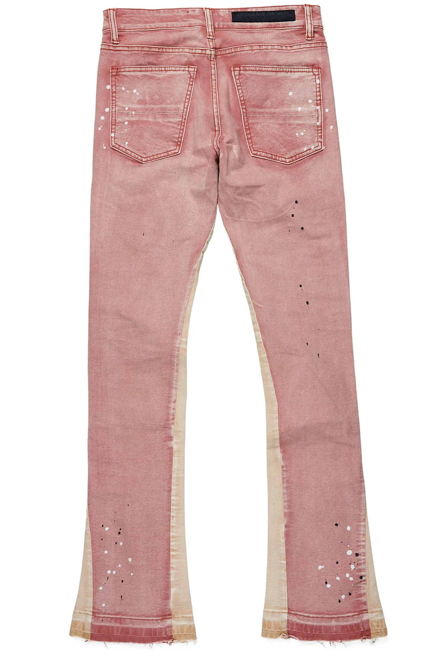 Quetzel Vintage Red Stacked Flare Jean