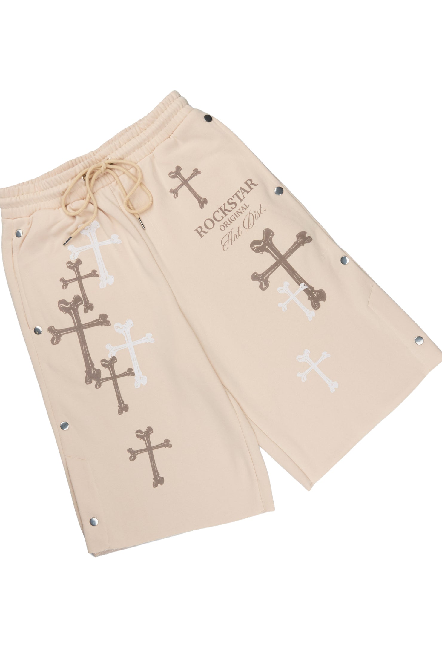 Roddy Beige T-Shirt/Jort Set
