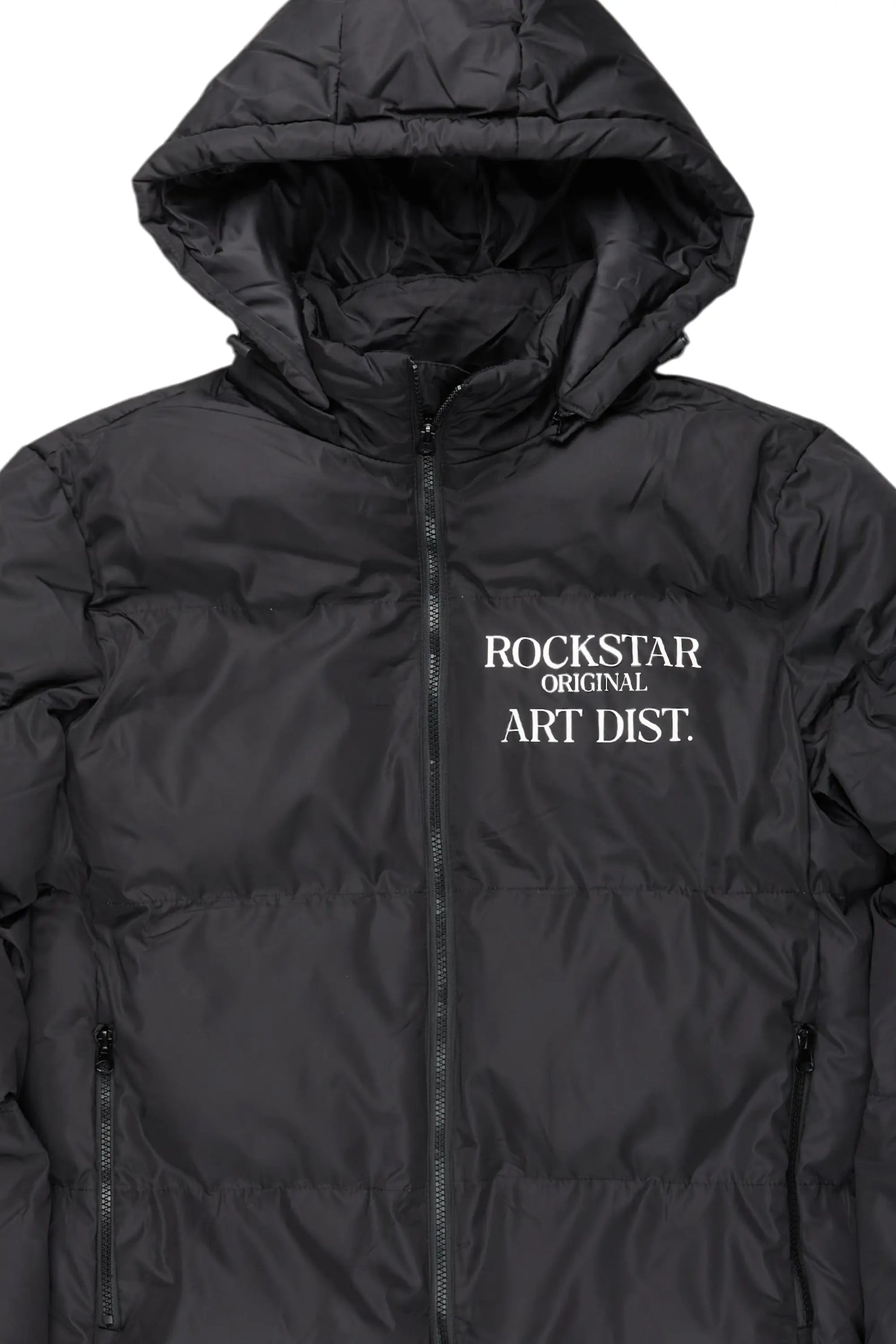 Briggs Black Graphic Puffer