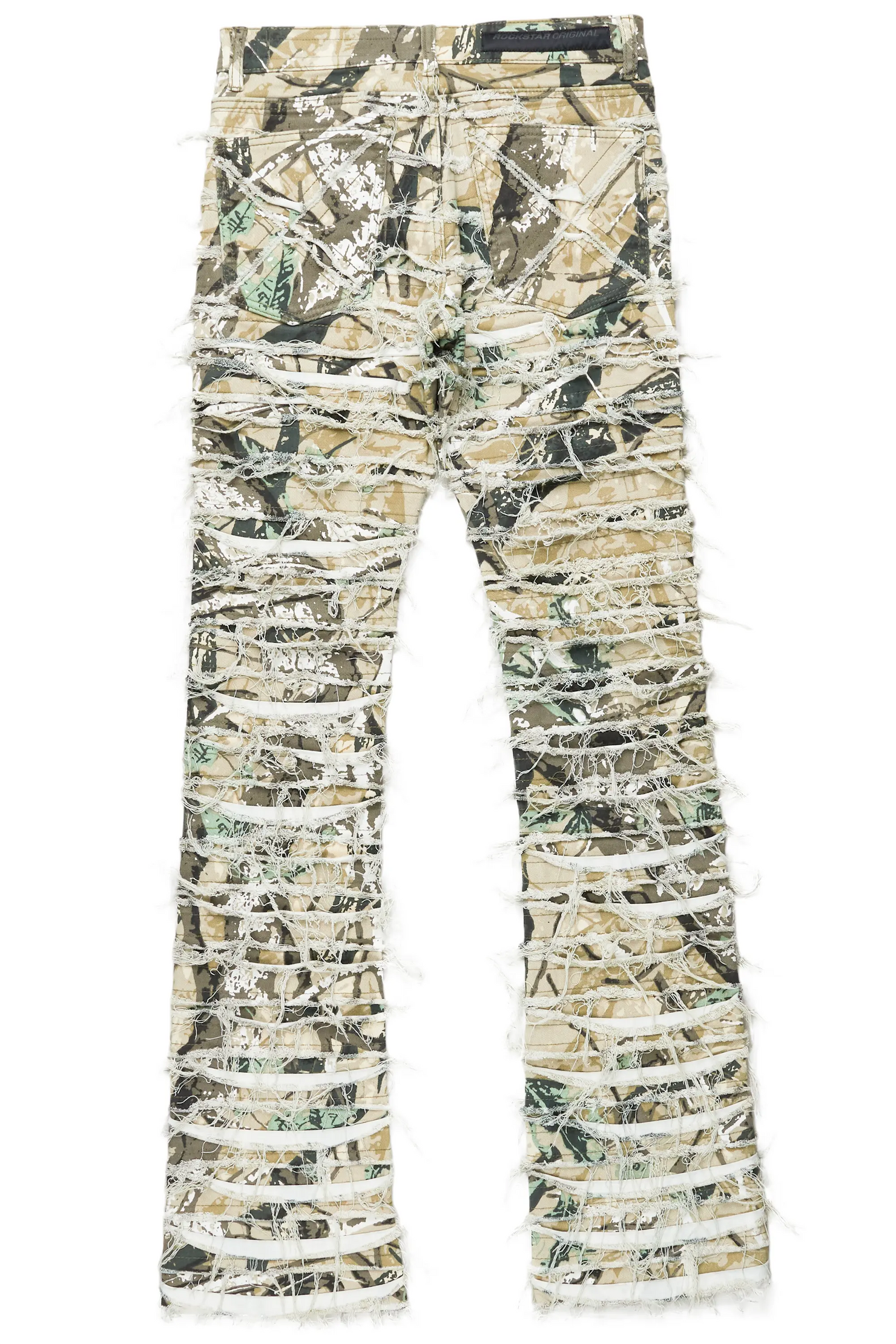 Cassius Tree Camo Stacked Flare Jean