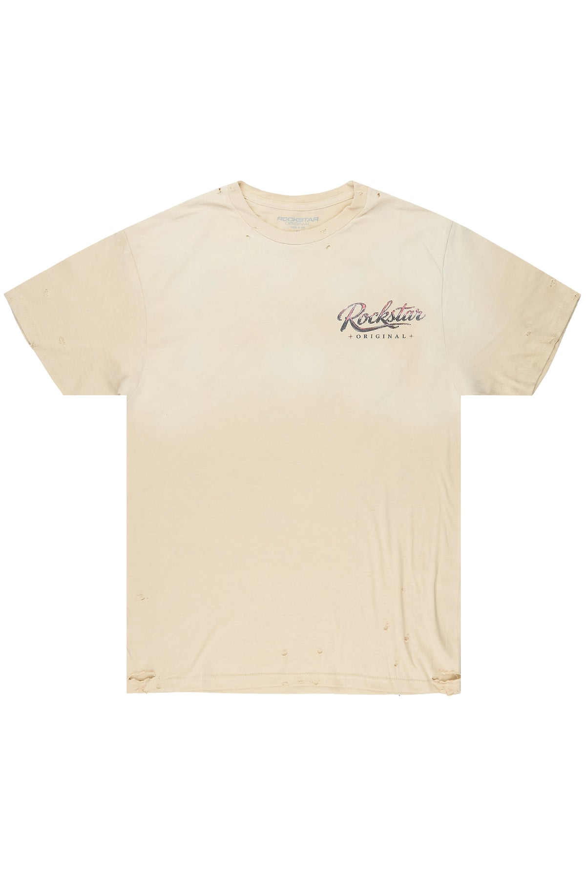 Cherry Beige Oversized Graphic T-Shirt