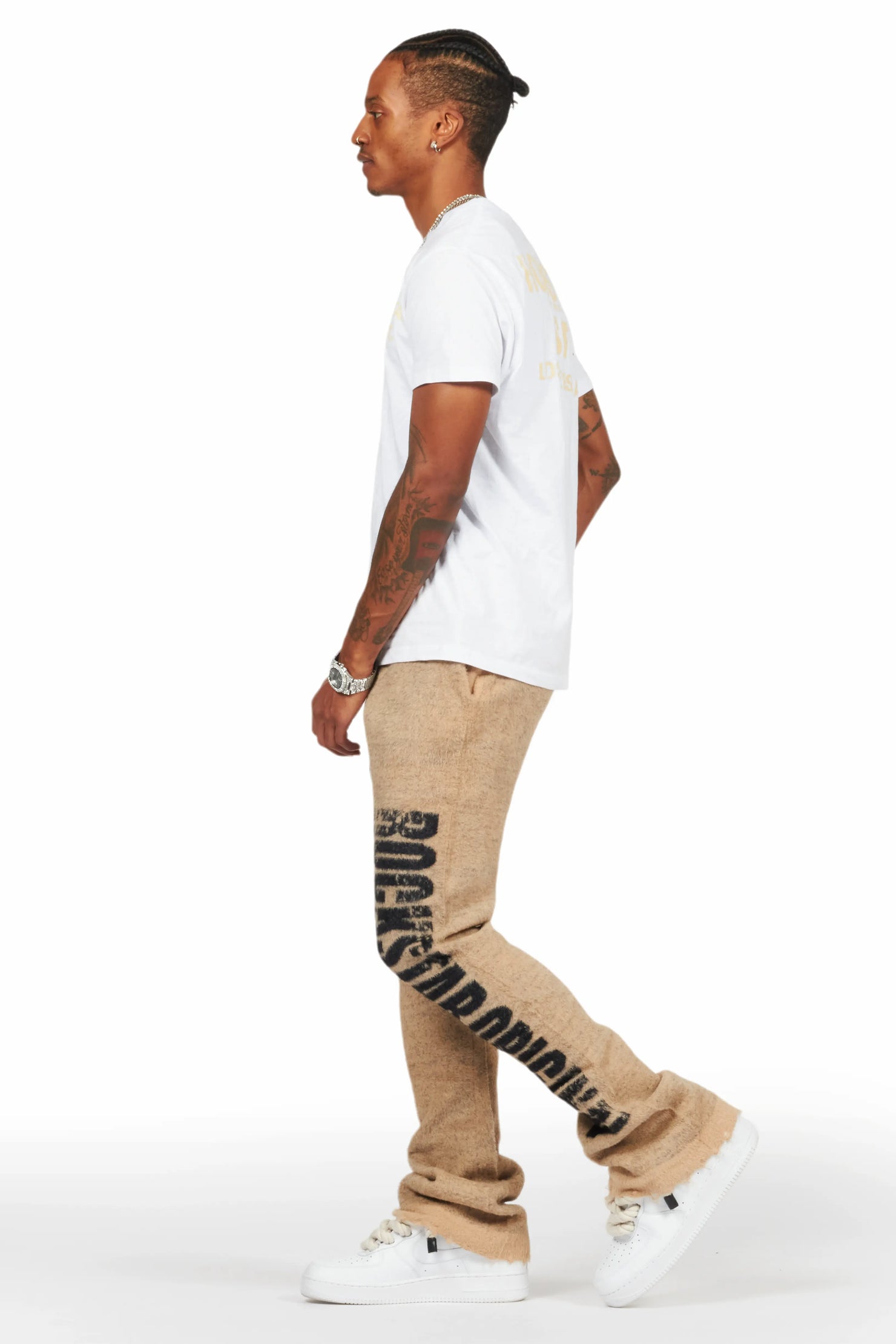 Lake White/Beige Graphic T-Shirt