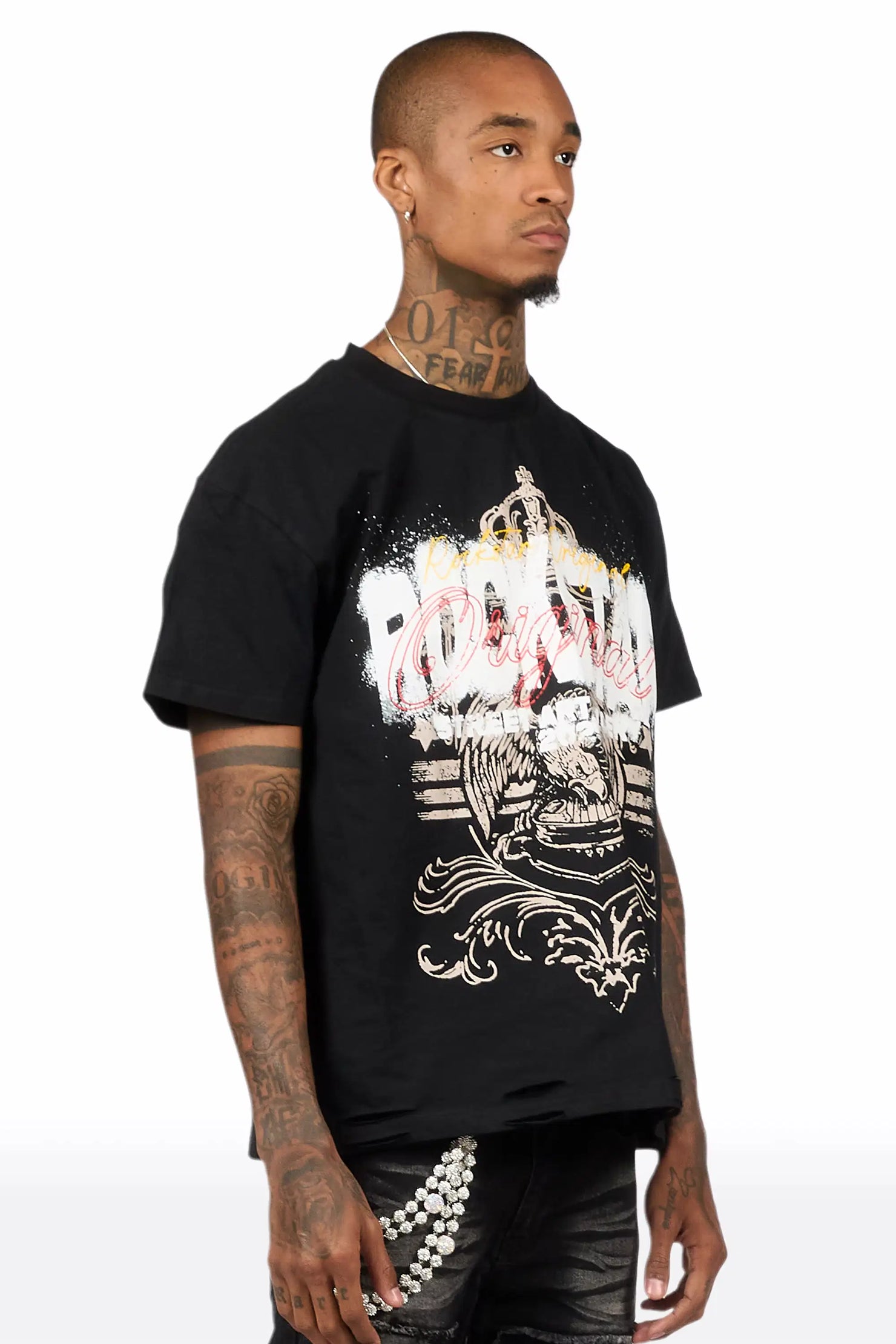 Irix Black/ White Oversized Graphic T-Shirt