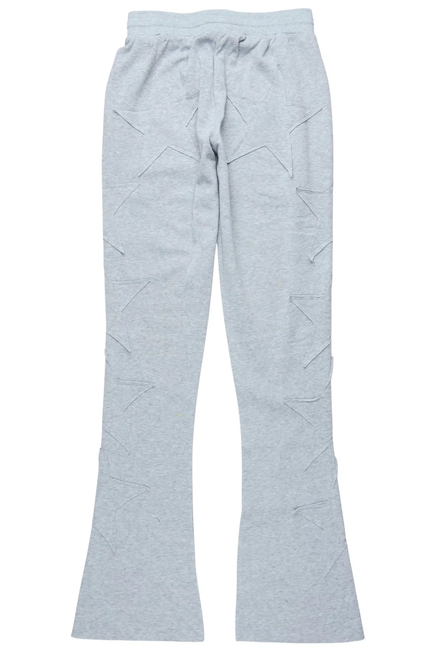 Sinayah Heather Grey Stacked Track Pant
