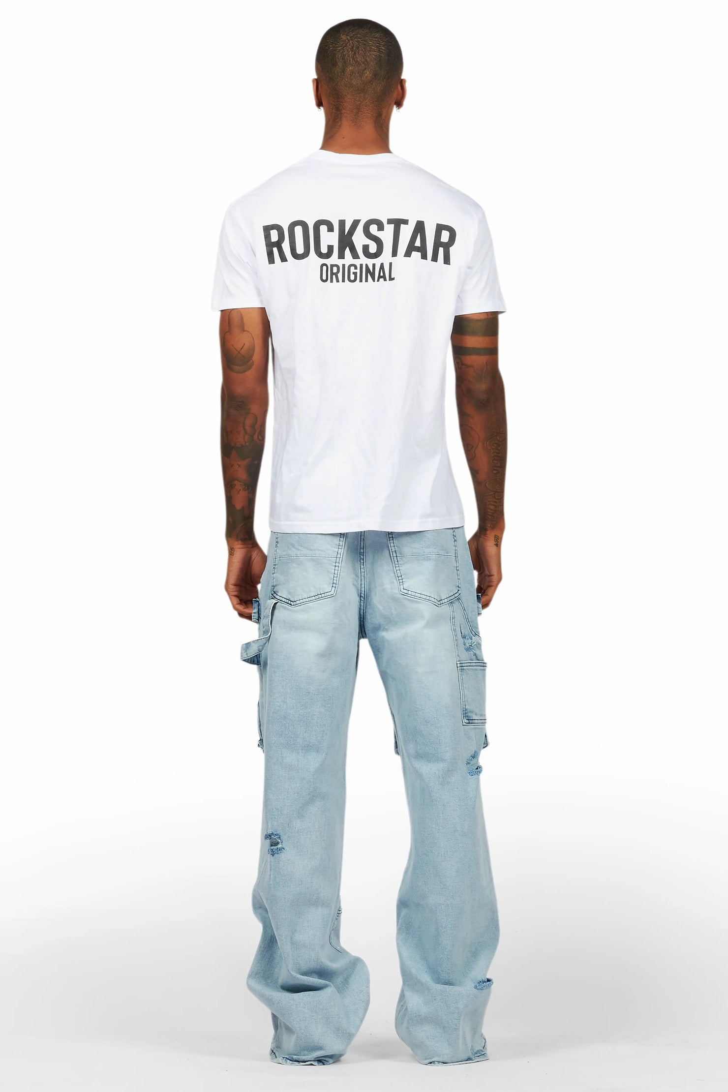 Bruin Blue Painter Baggy Cargo Jean