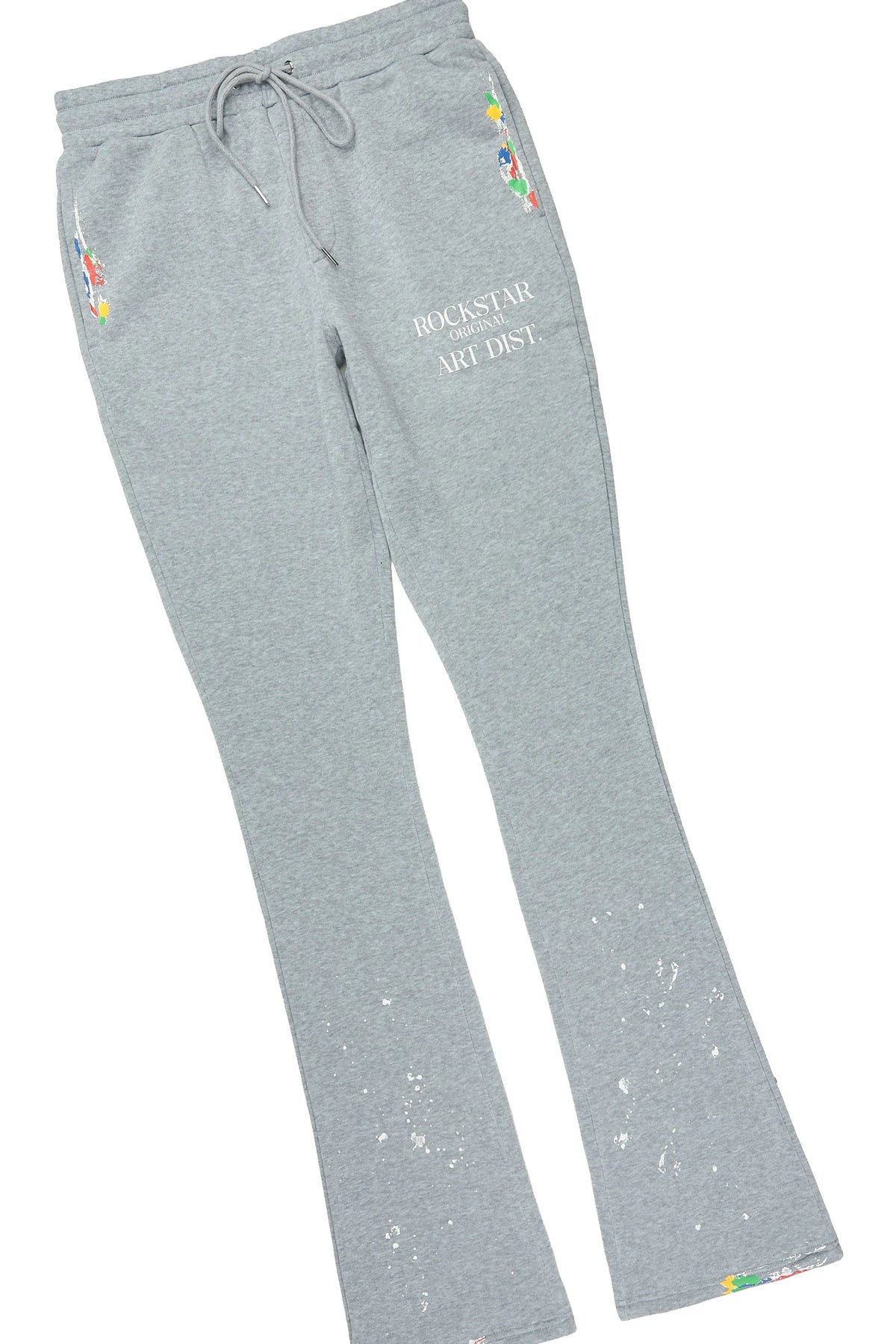 Art Dist Heather Grey Zip Up Hoodie/Stacked Track Set