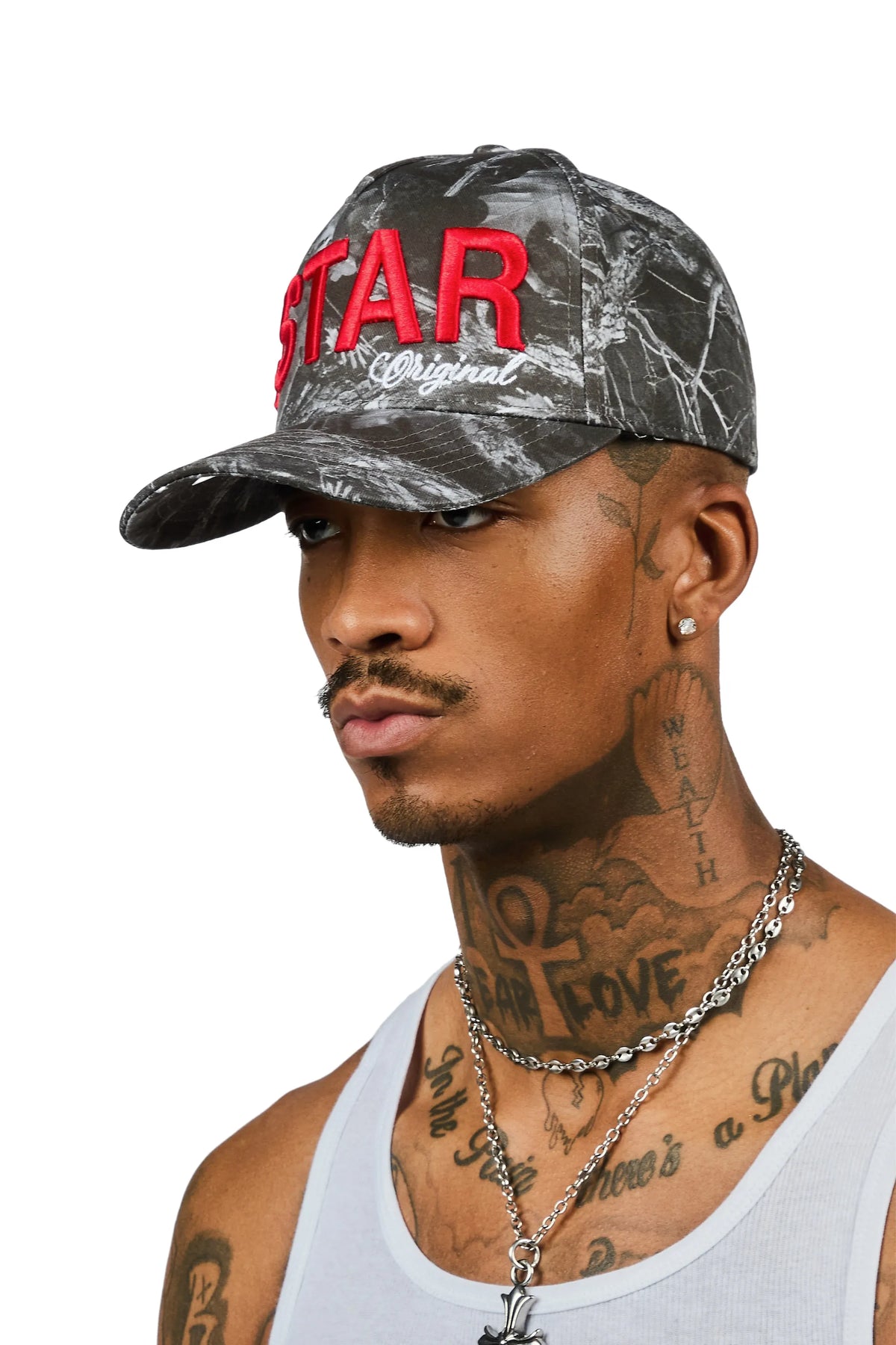 Emil Black Tree Camo Trucker Hat