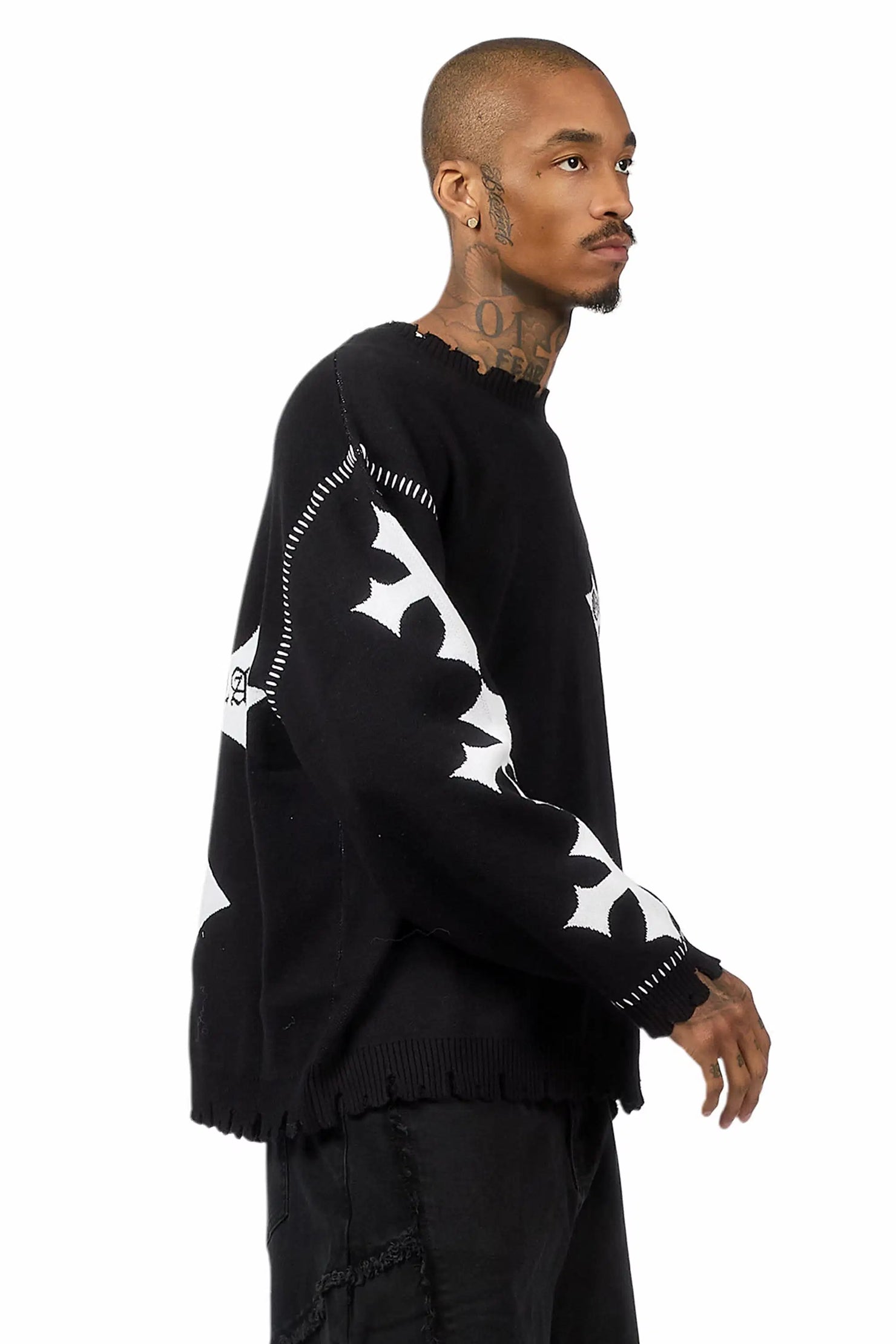 Slaydr Black Knit Sweater