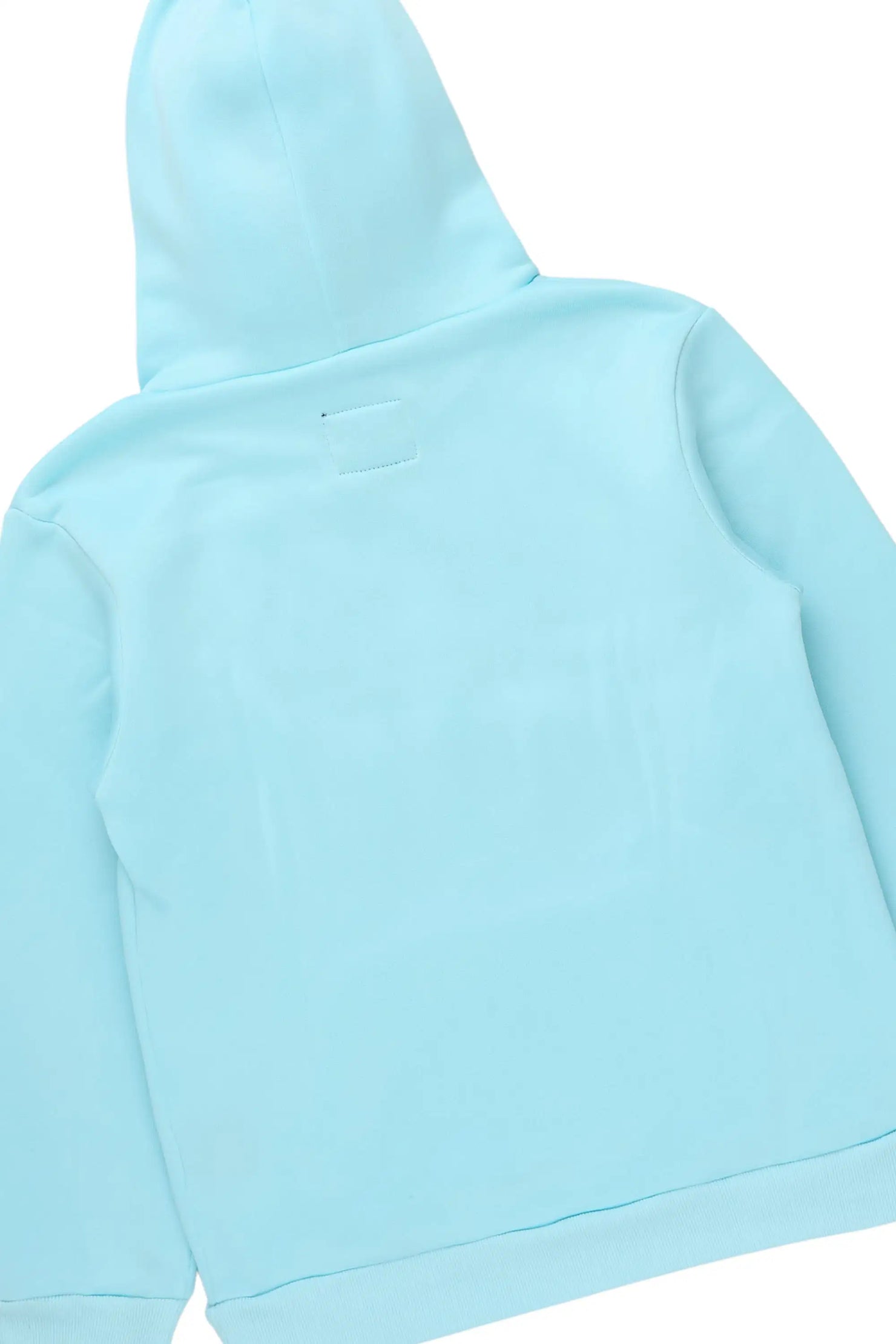 Boys Scottie 2.0 Light Blue Hoodie/Stacked Flare Track Set