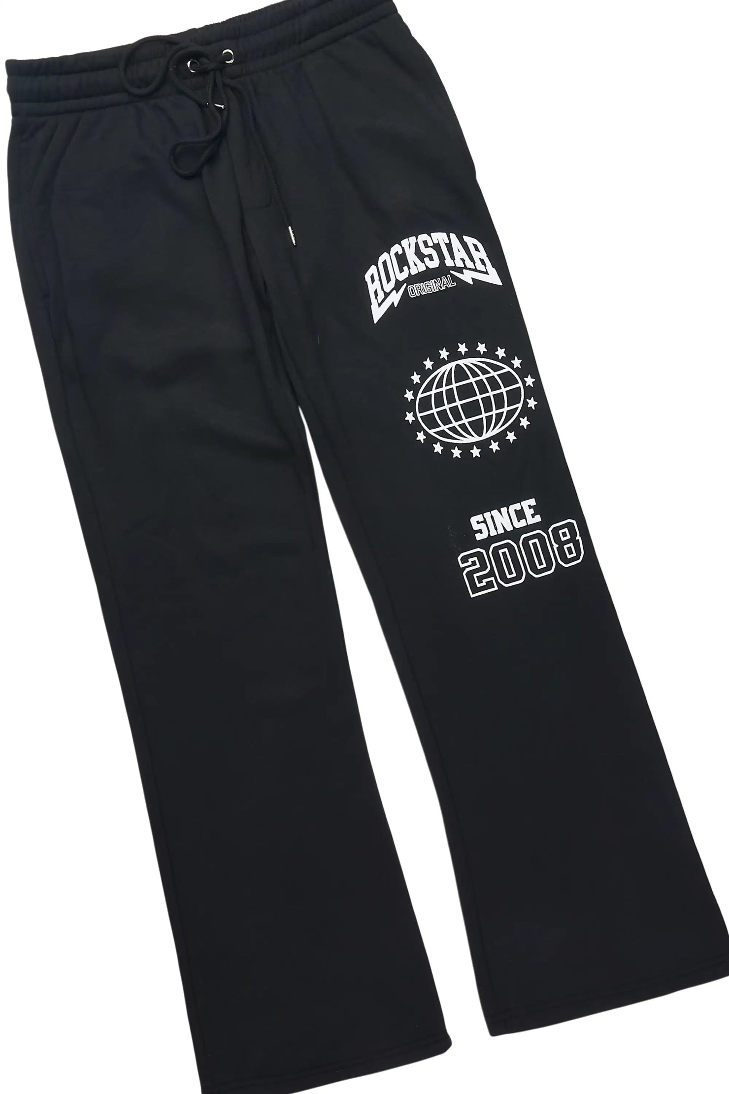 Stori Black/White T-Shirt/ Relaxed Track Set