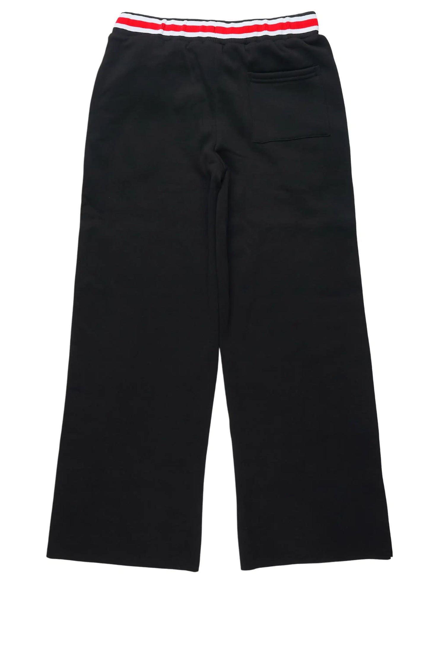 Boys Lenayh Black/Red Baggy Track Pant