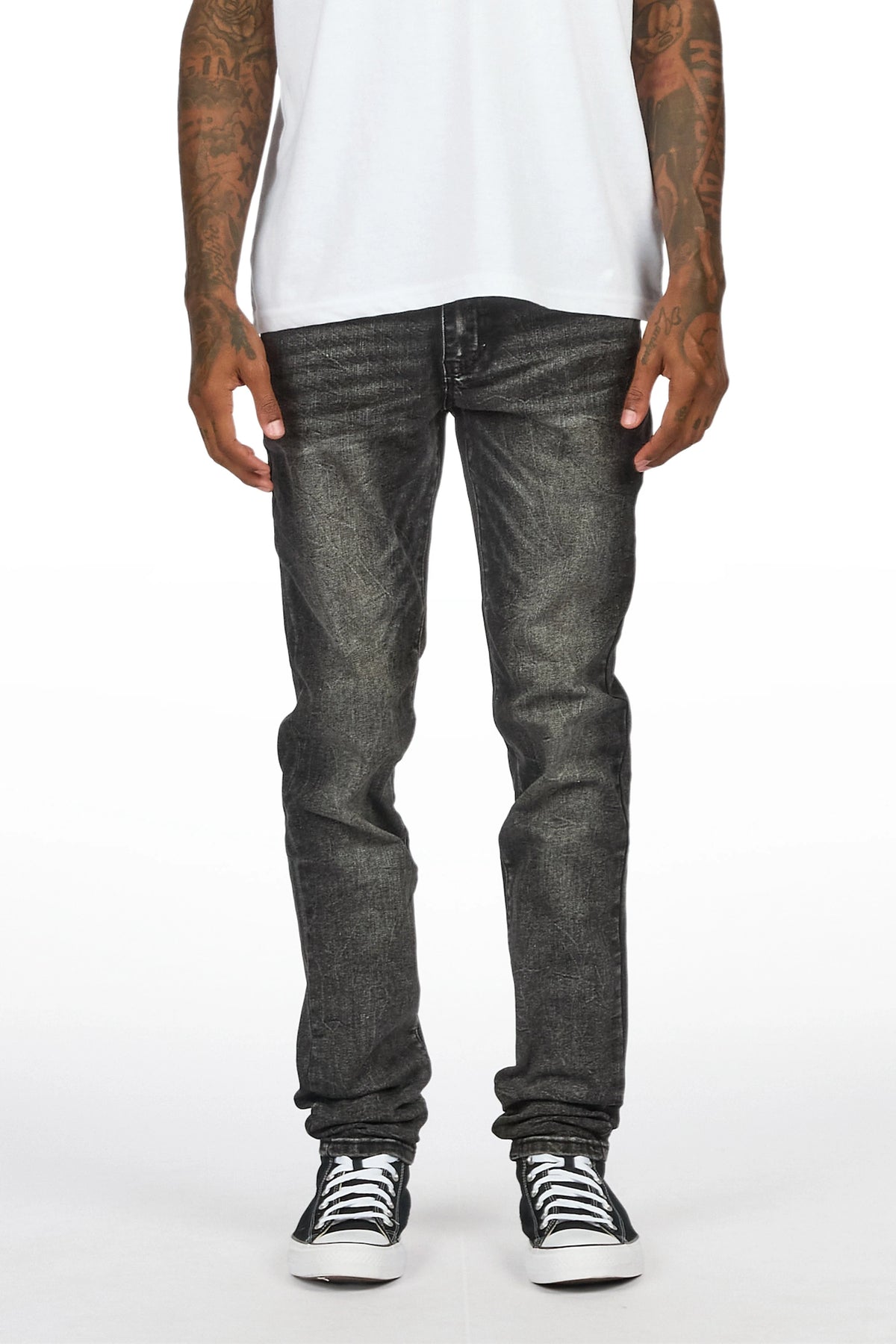 Oloko Dark Grey Slim Fit Jean