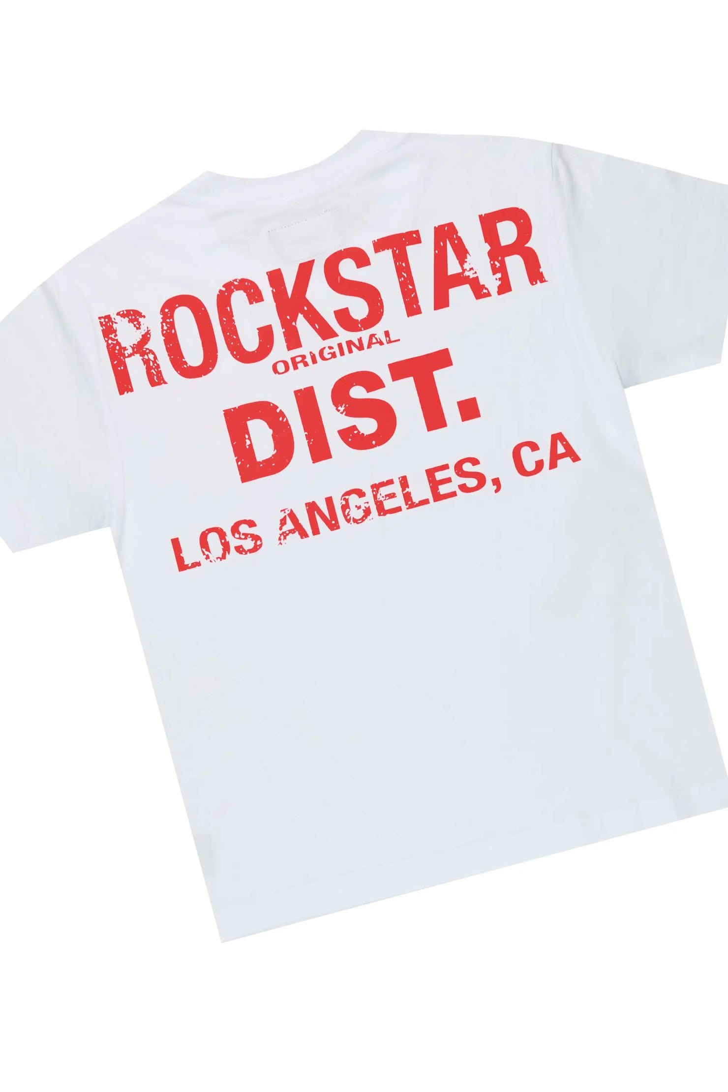 Boys Dalesio 2.0 White/Red T-Shirt Track Set