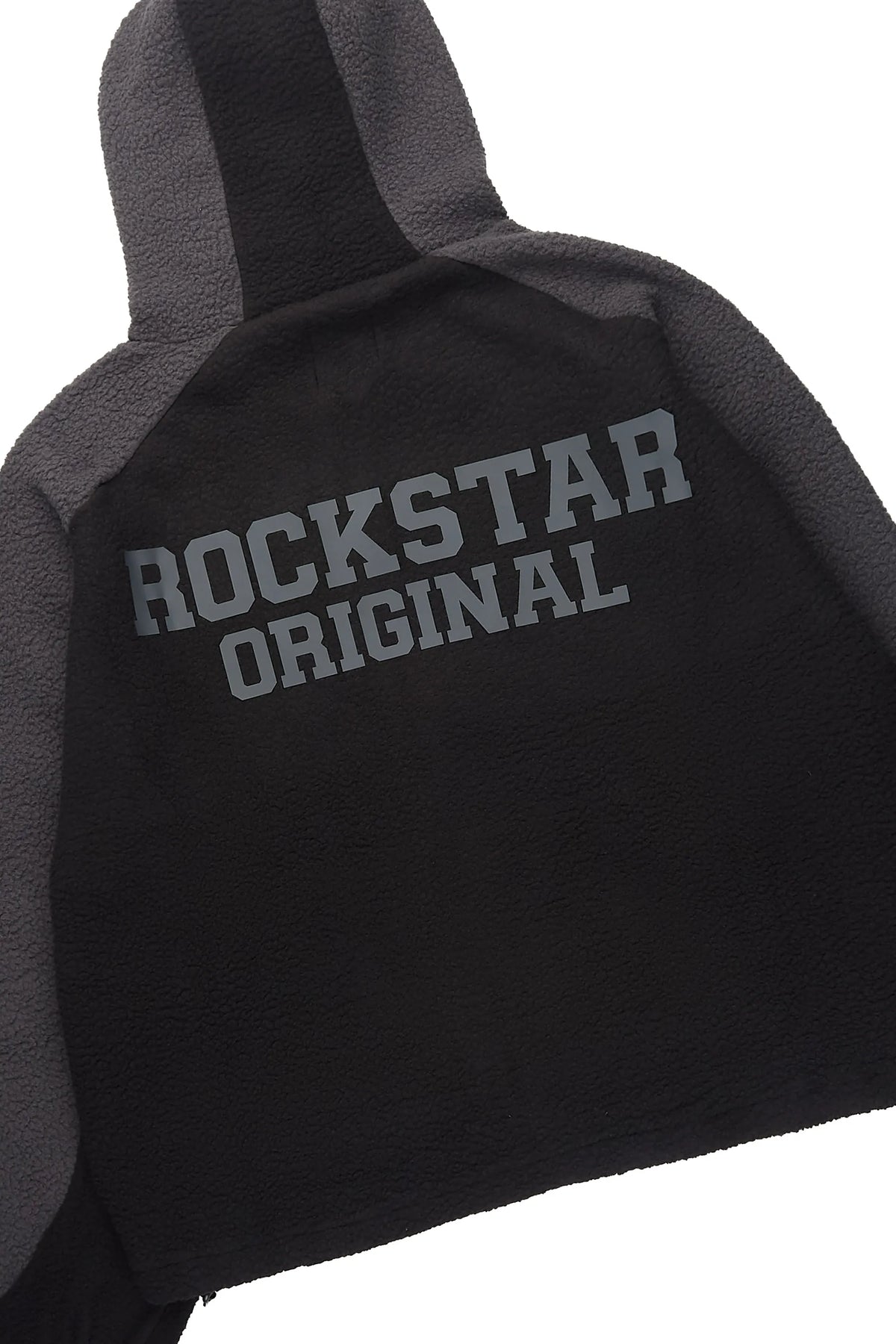 Minero Sherpa Black Zip Up Hoodie/Jogger Track Set
