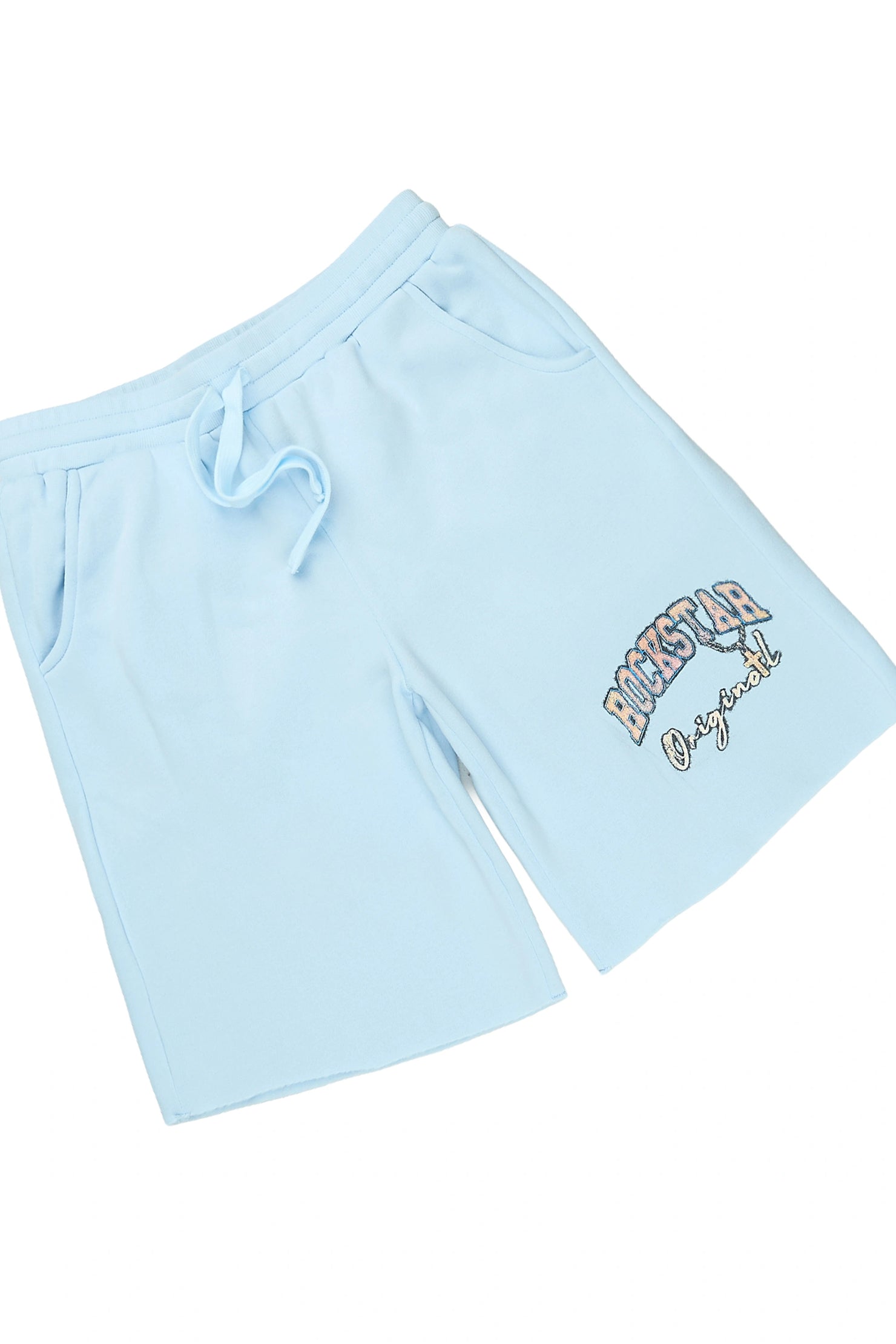 Boys Deiter Baby Blue Hoodie Short Set