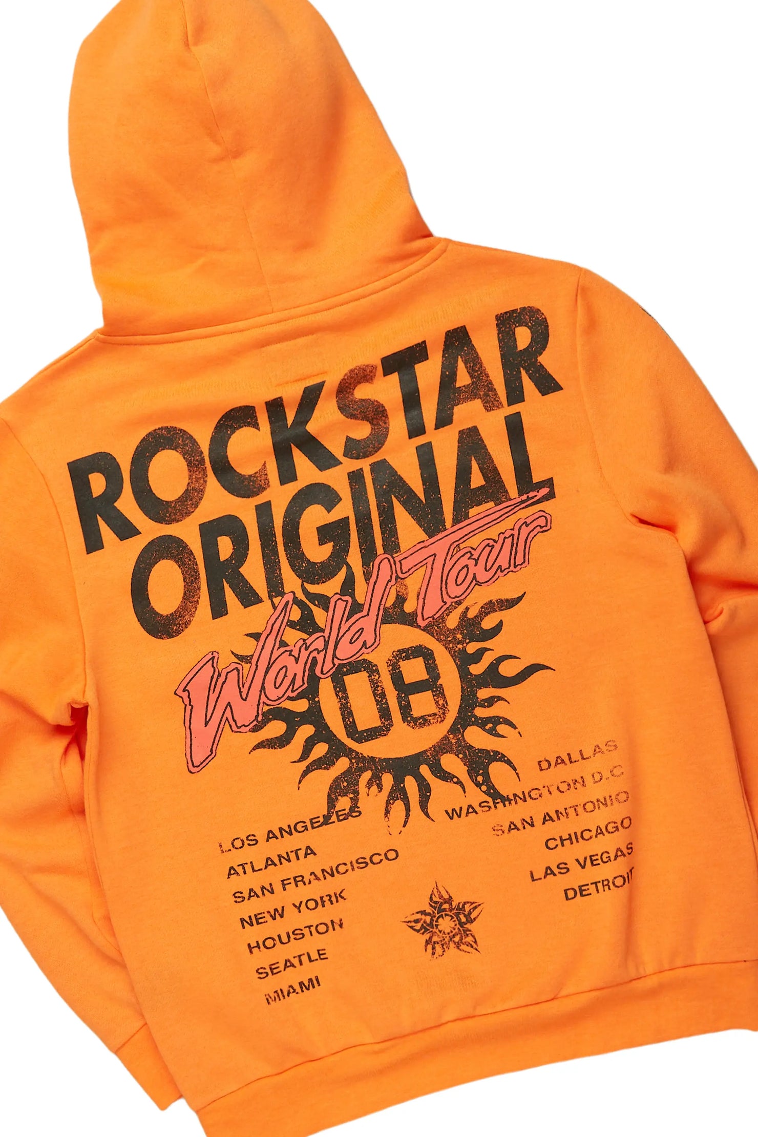 Yash Orange Super Stacked Flare Pant Set