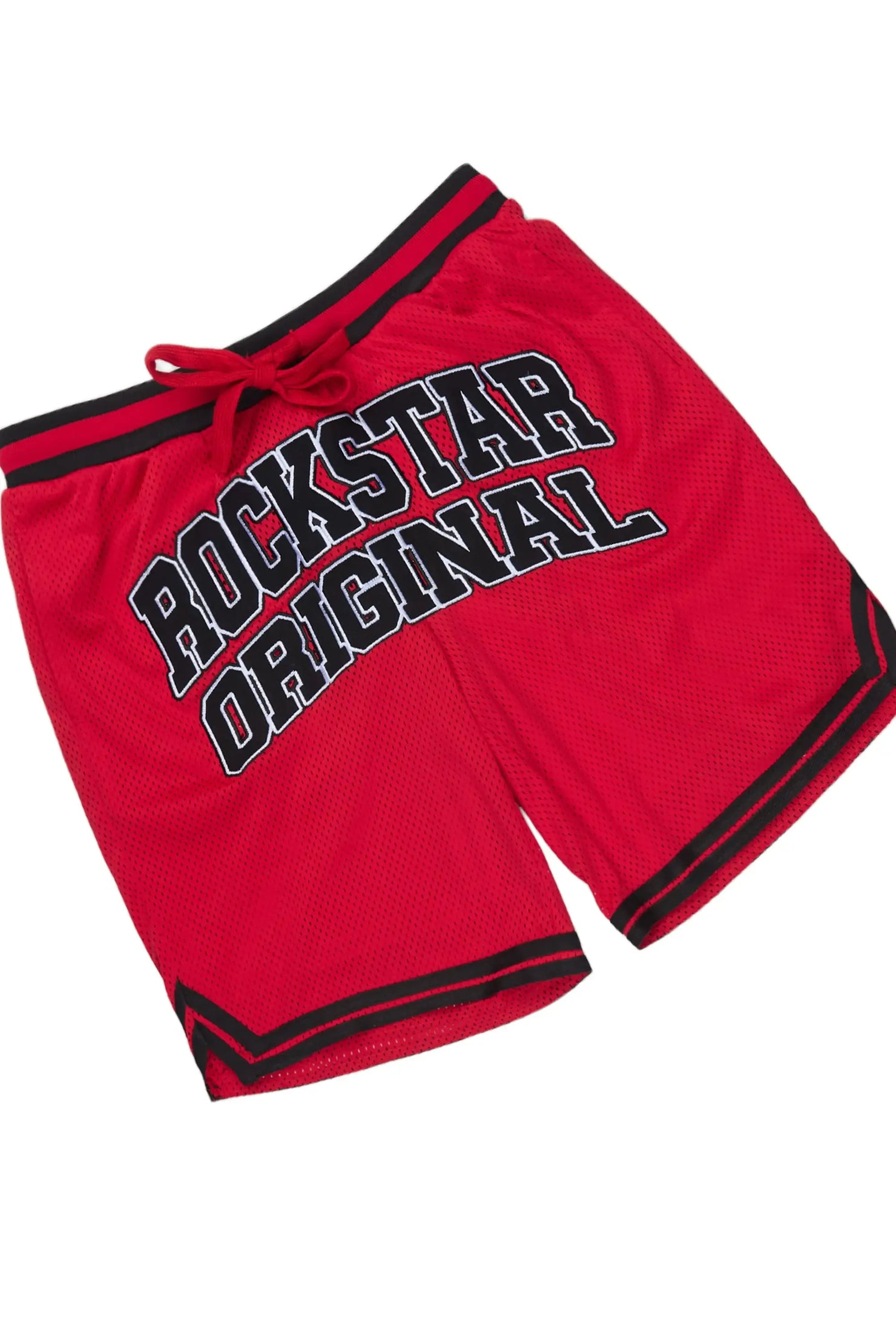 Boys Hooper Red Oversized T-Shirt/Short Set
