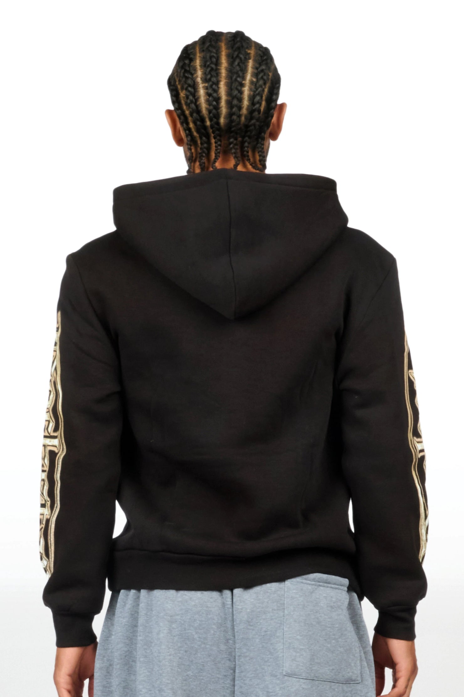Navid Black Graphic Hoodie