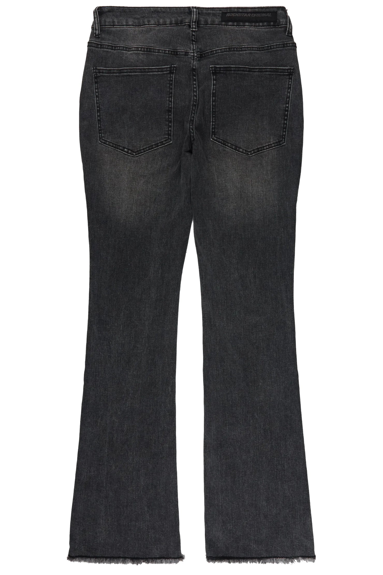 Tiriea Grey Wash Low Rise Stretch Bootcut Jean