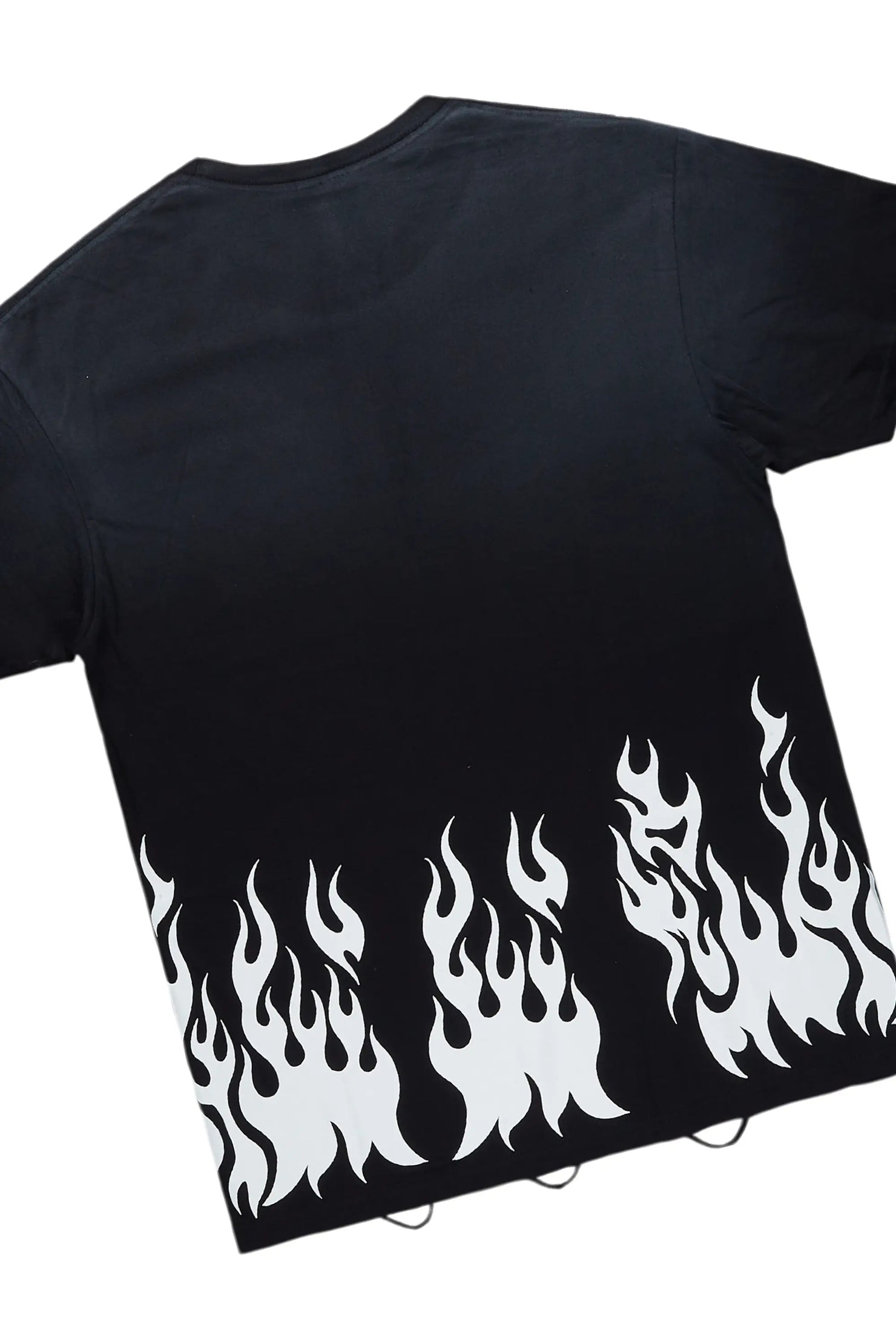 Bubble Black T-Shirt/Super Stacked Flare Jean Bundle