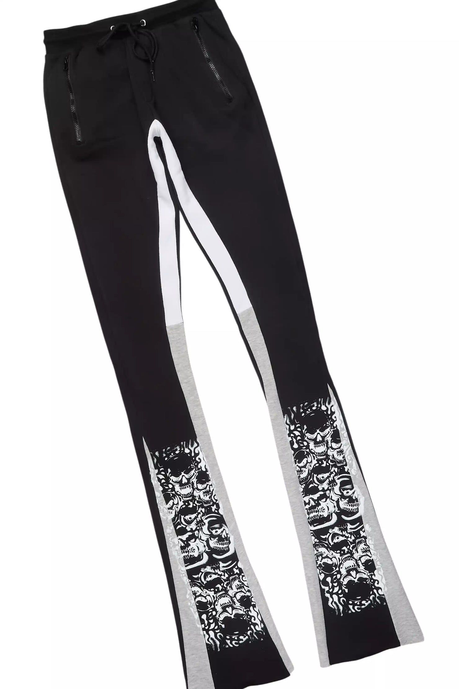 Dravon Black/Grey Hoodie/Super Stacked Track Set