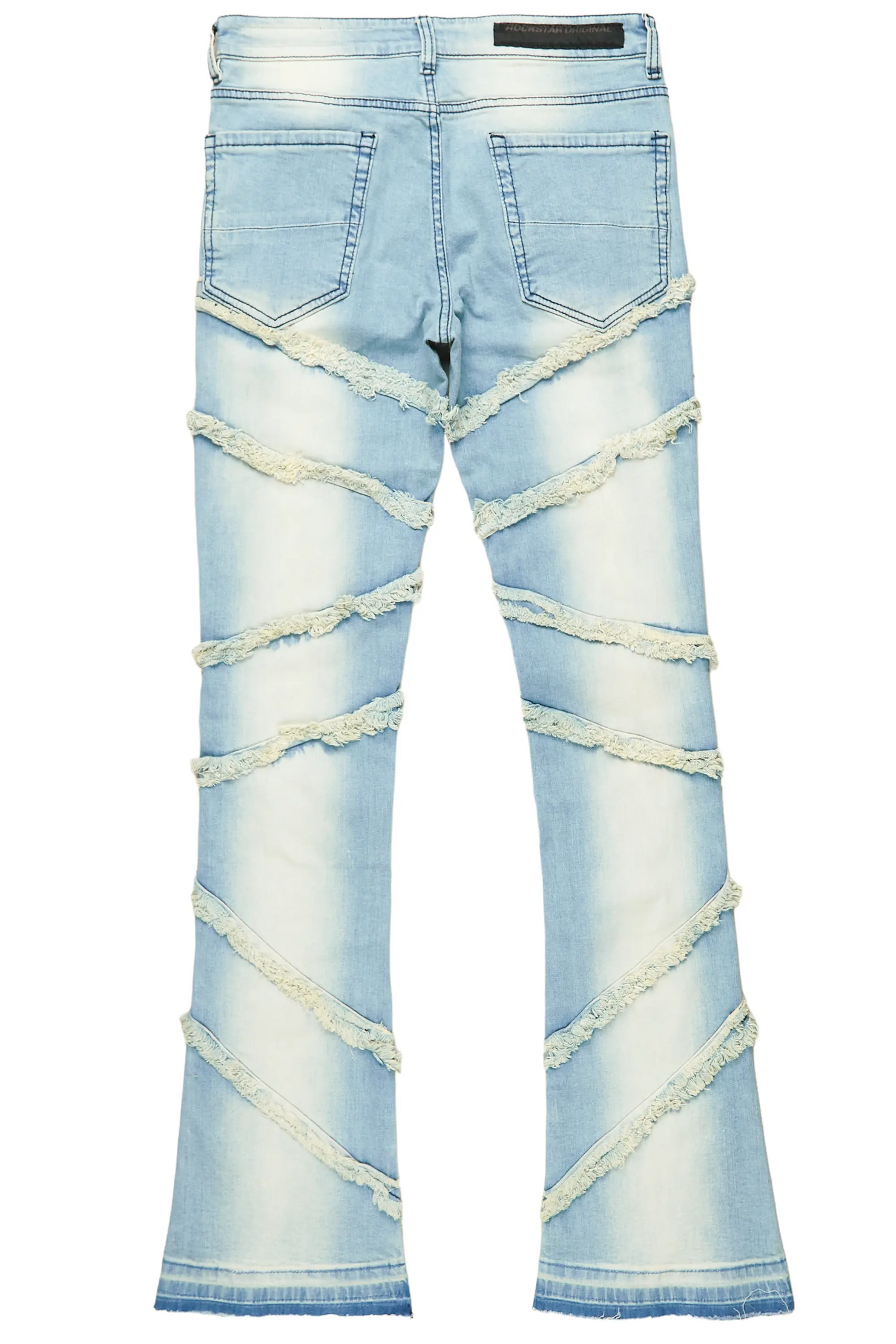 Norbert Blue Stacked Flare Jean