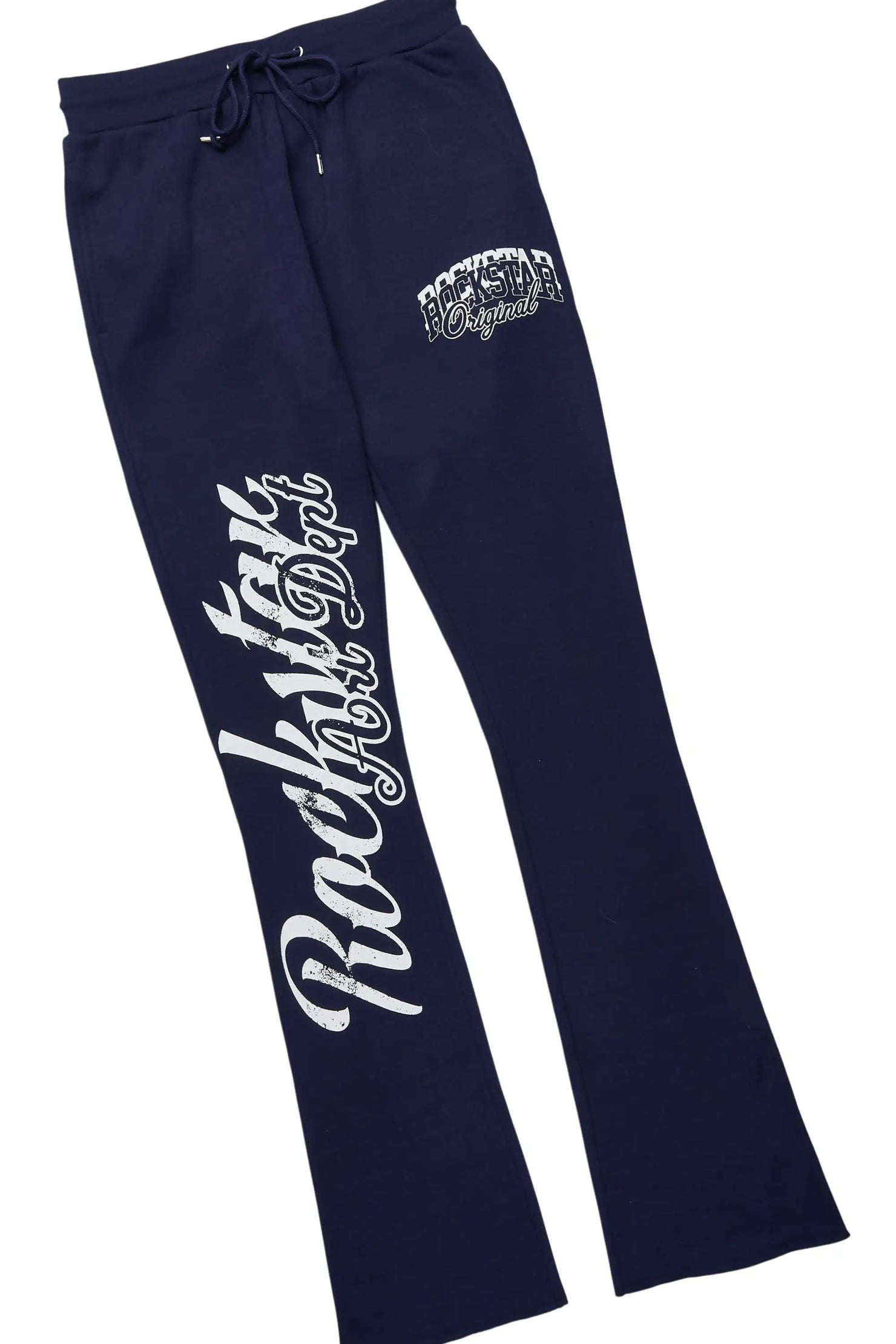 Blazon Navy/White Hoodie/Stacked Pant Track Set