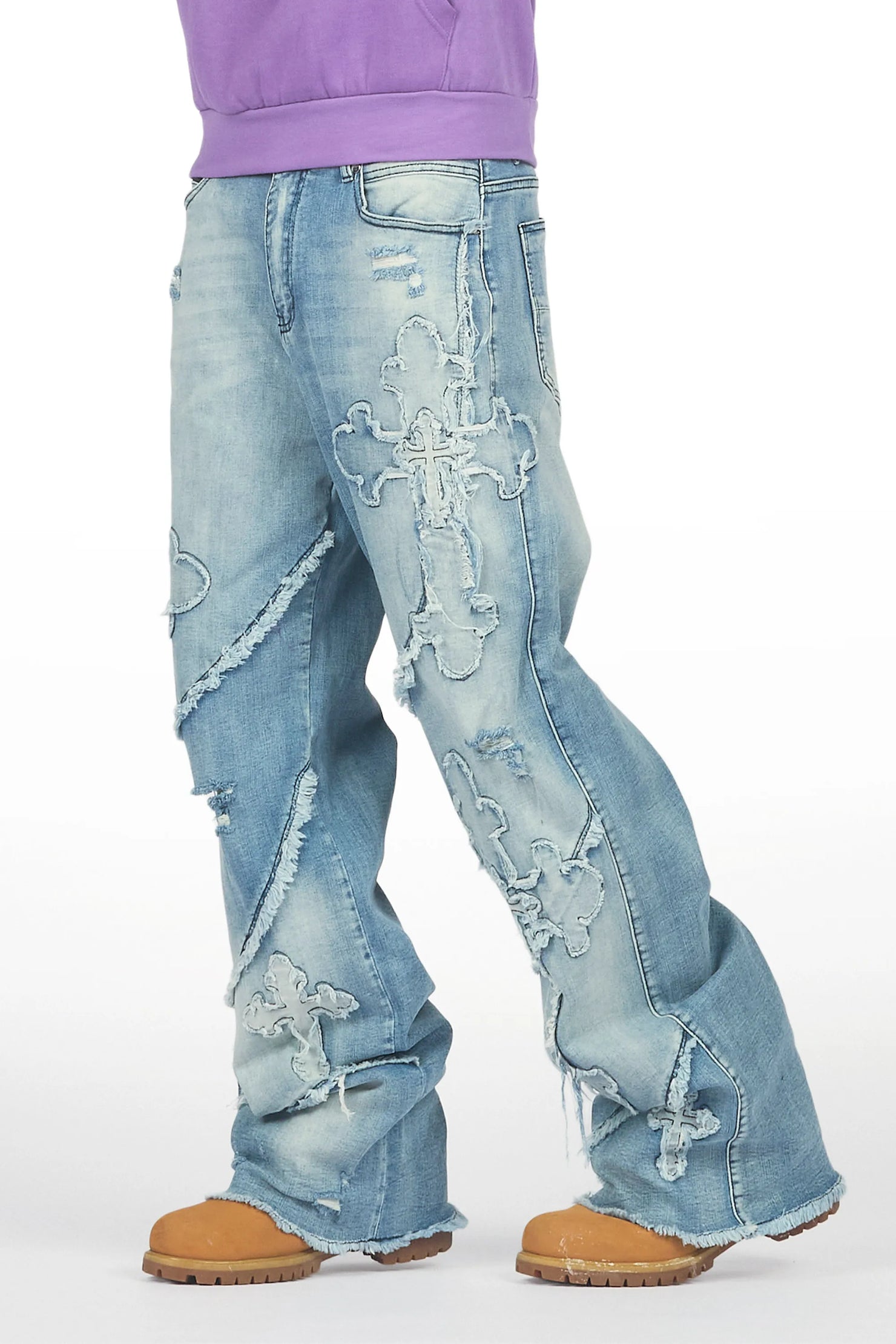 Krose Blue Baggy Fit Jean