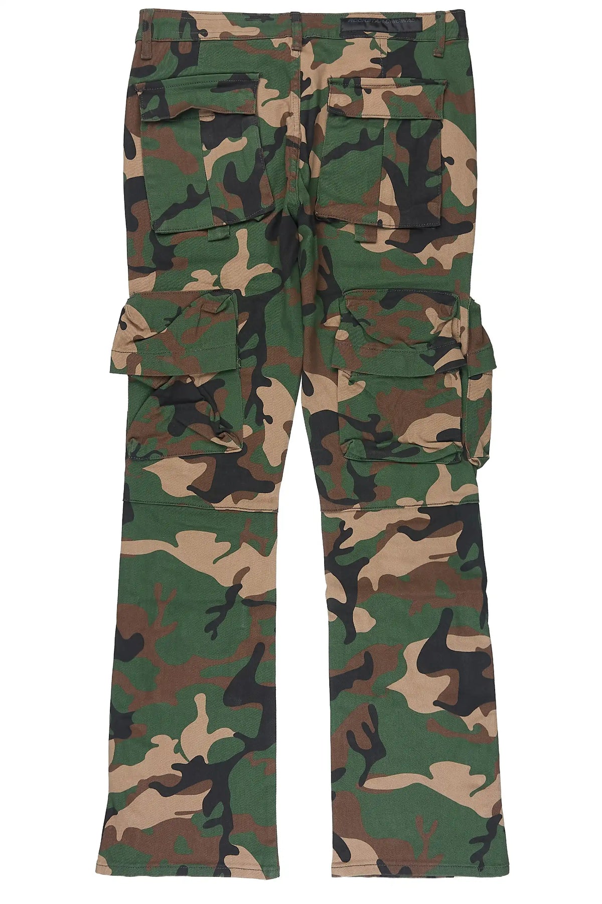Shepard Camo Cargo Stacked Flare Jean