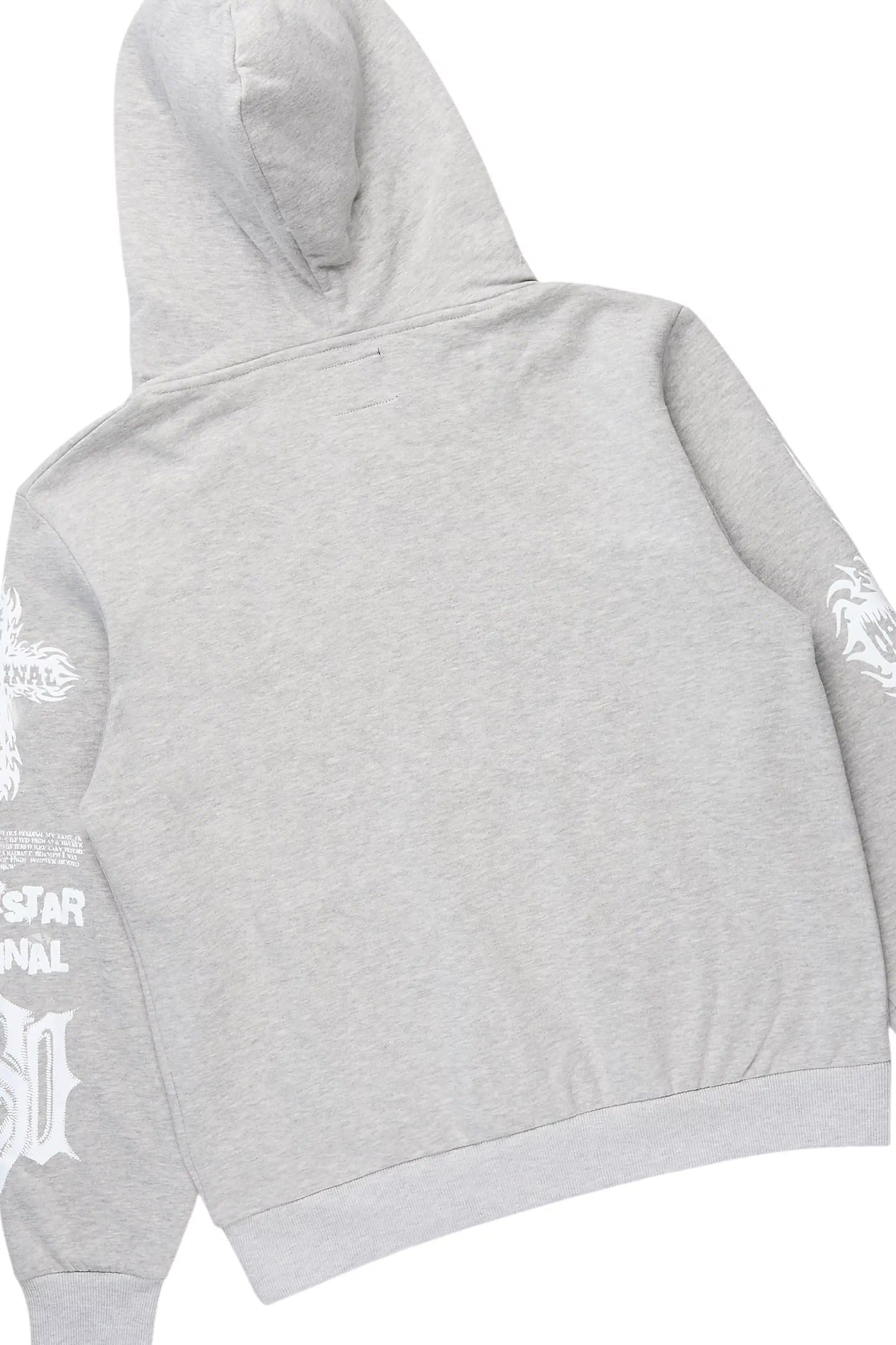 Raxil Heather Grey/Black Hoodie/Super Stacked Track Set