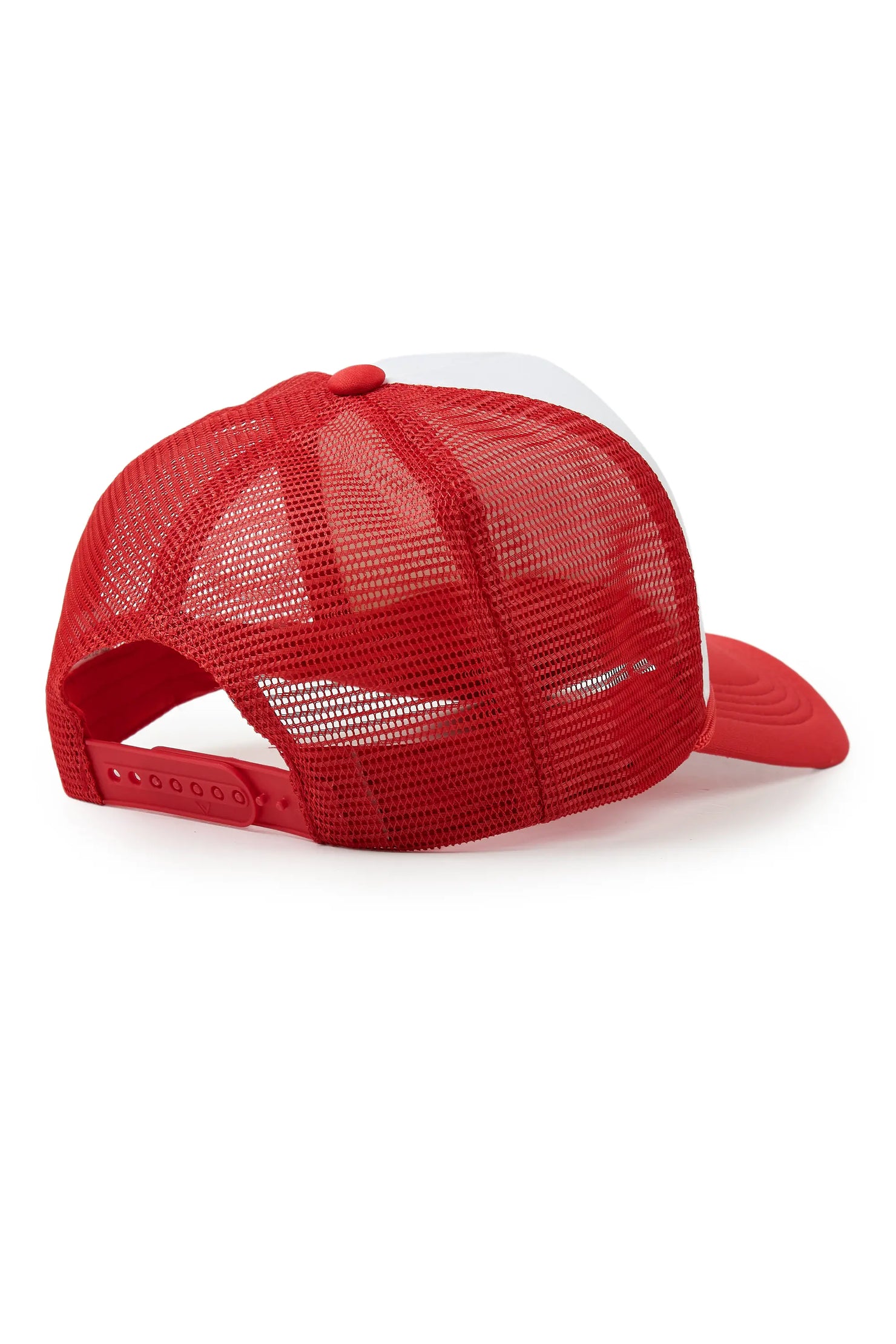 Kalliope White/Red Trucker Hat