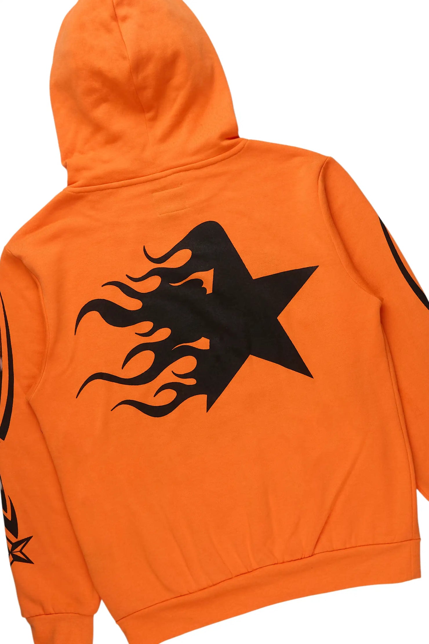 Pluton Orange/Black Hoodie/Stacked Flare Track Set