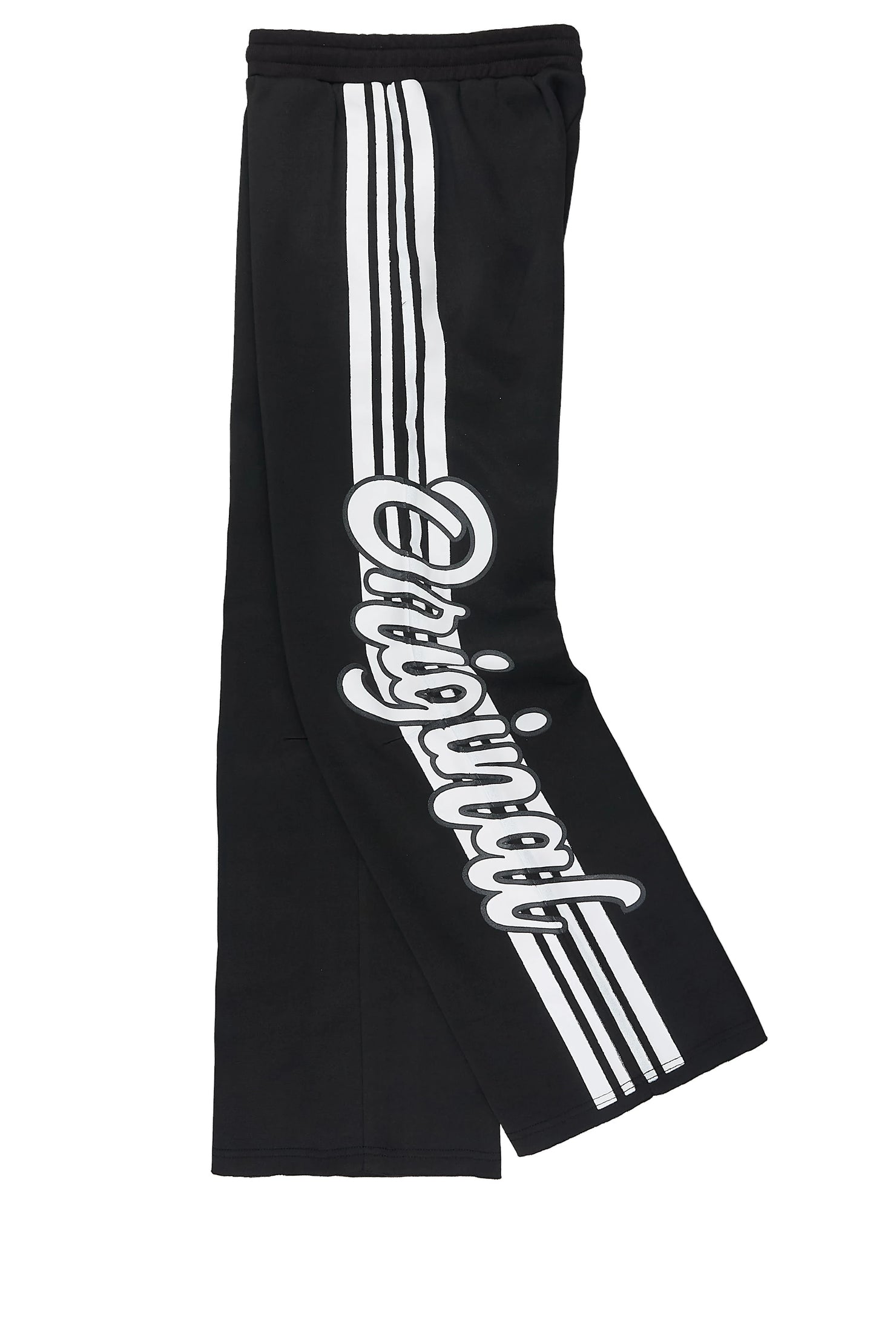 Girls Trinity Black Baggy Track Pant