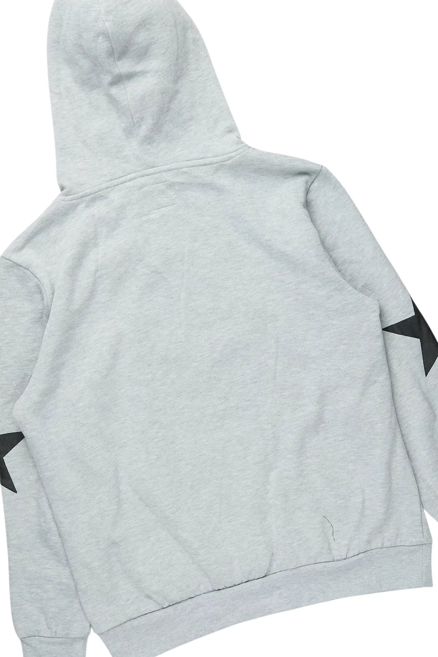 States Heather Grey/Black Hoodie Stacked Flare Track Set