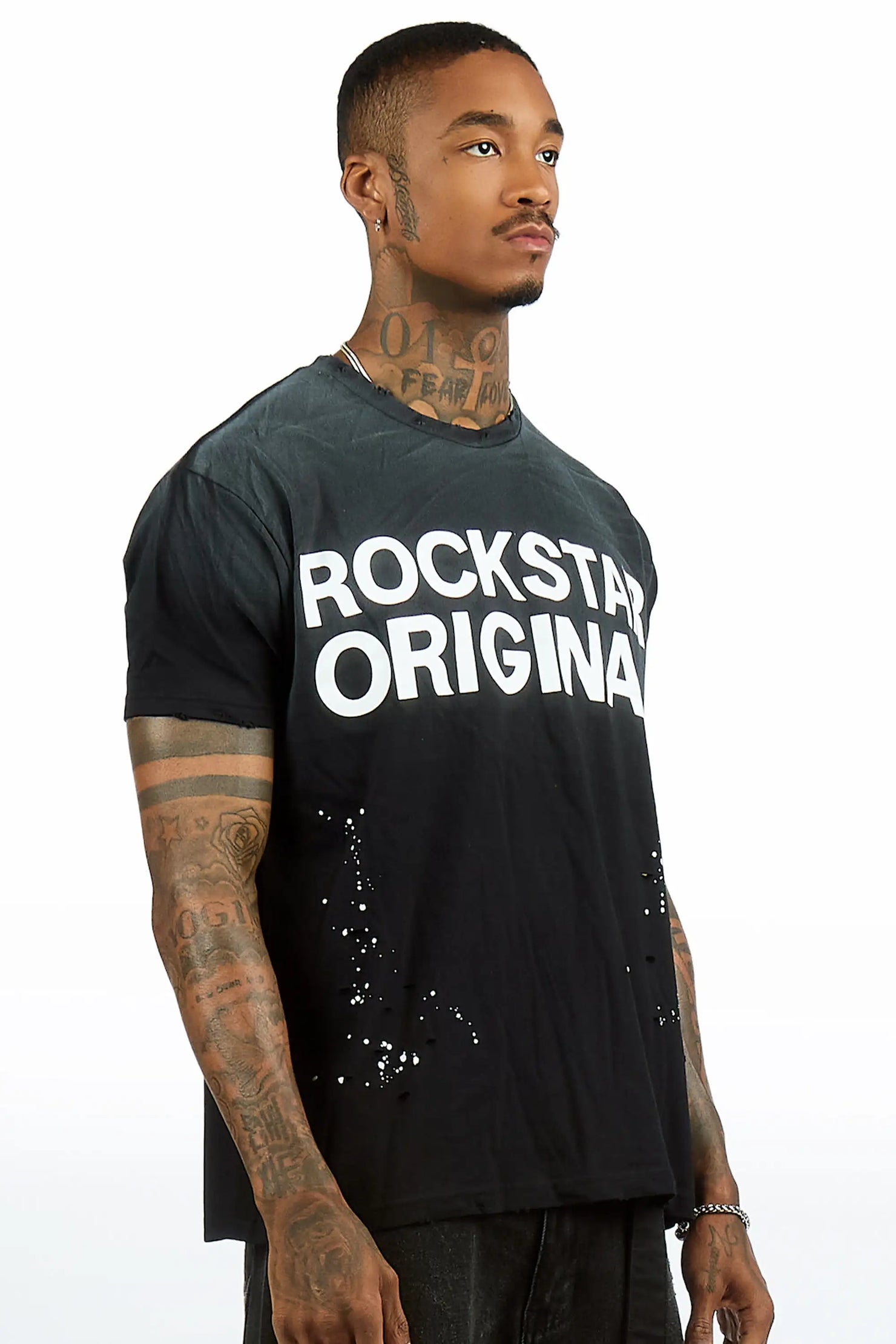 Reign Black Oversized Graphic T-Shirt