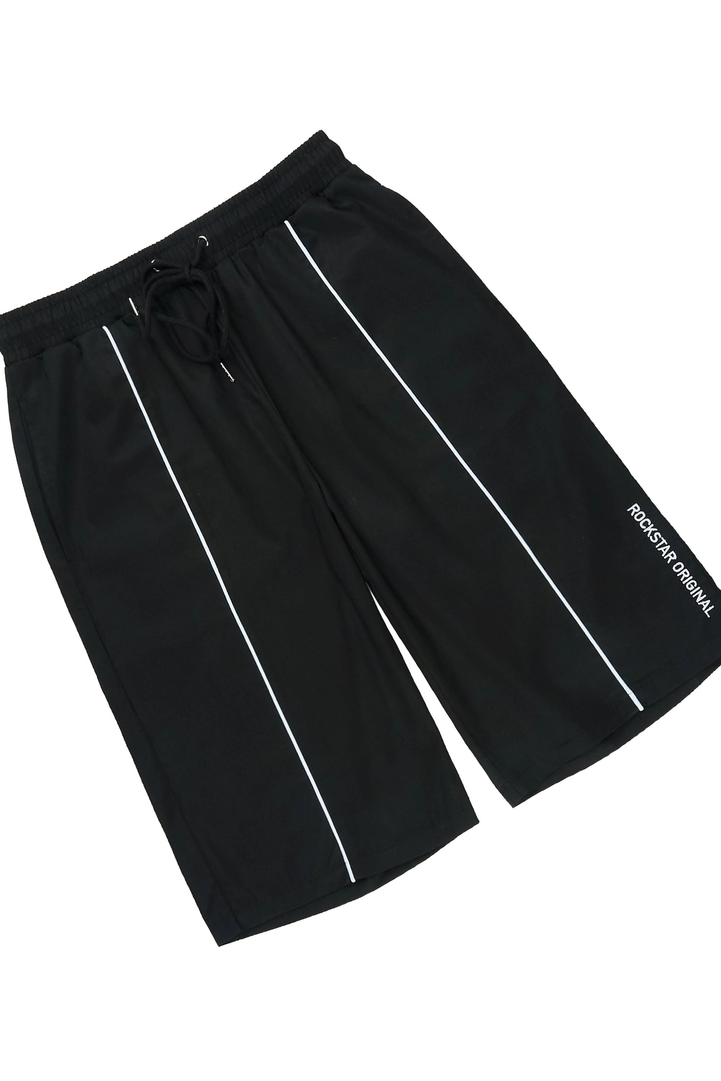 Izan Black Zip Up Short Sleeve Twill Short Set