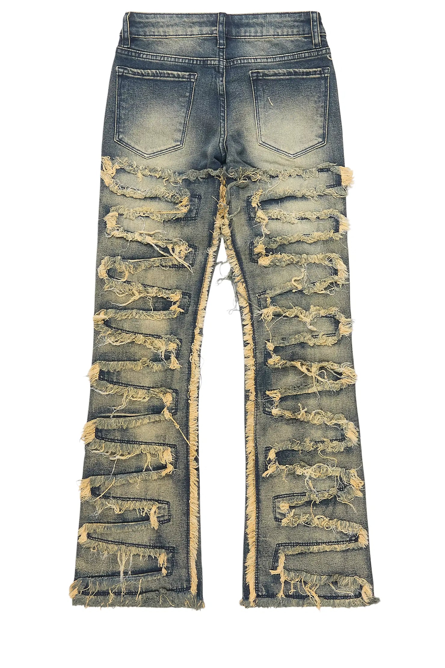 Girls Zariyah Tint Stacked Flare Jean