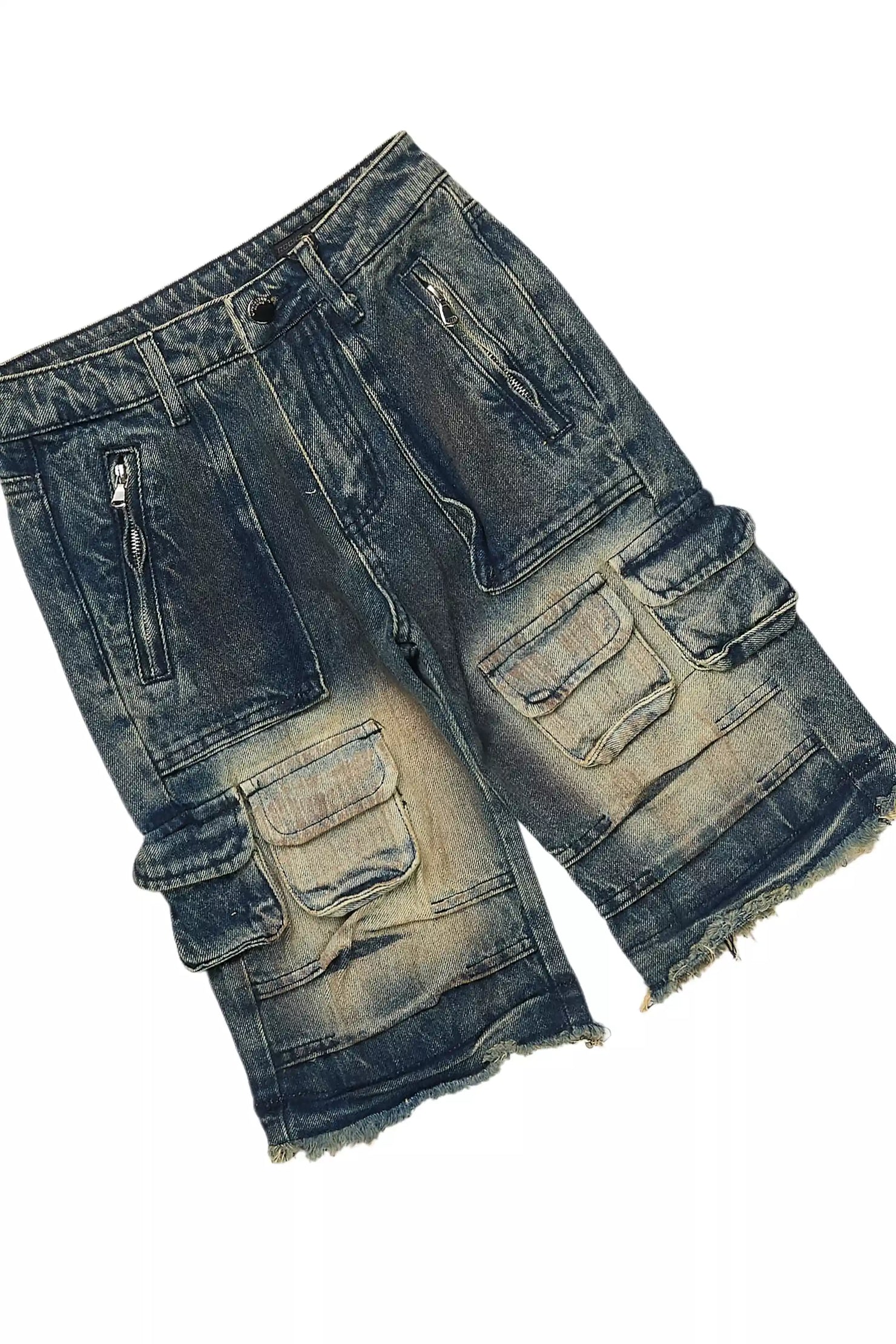 Boys Daria Black/Blue T-Shirt/Denim Short Set