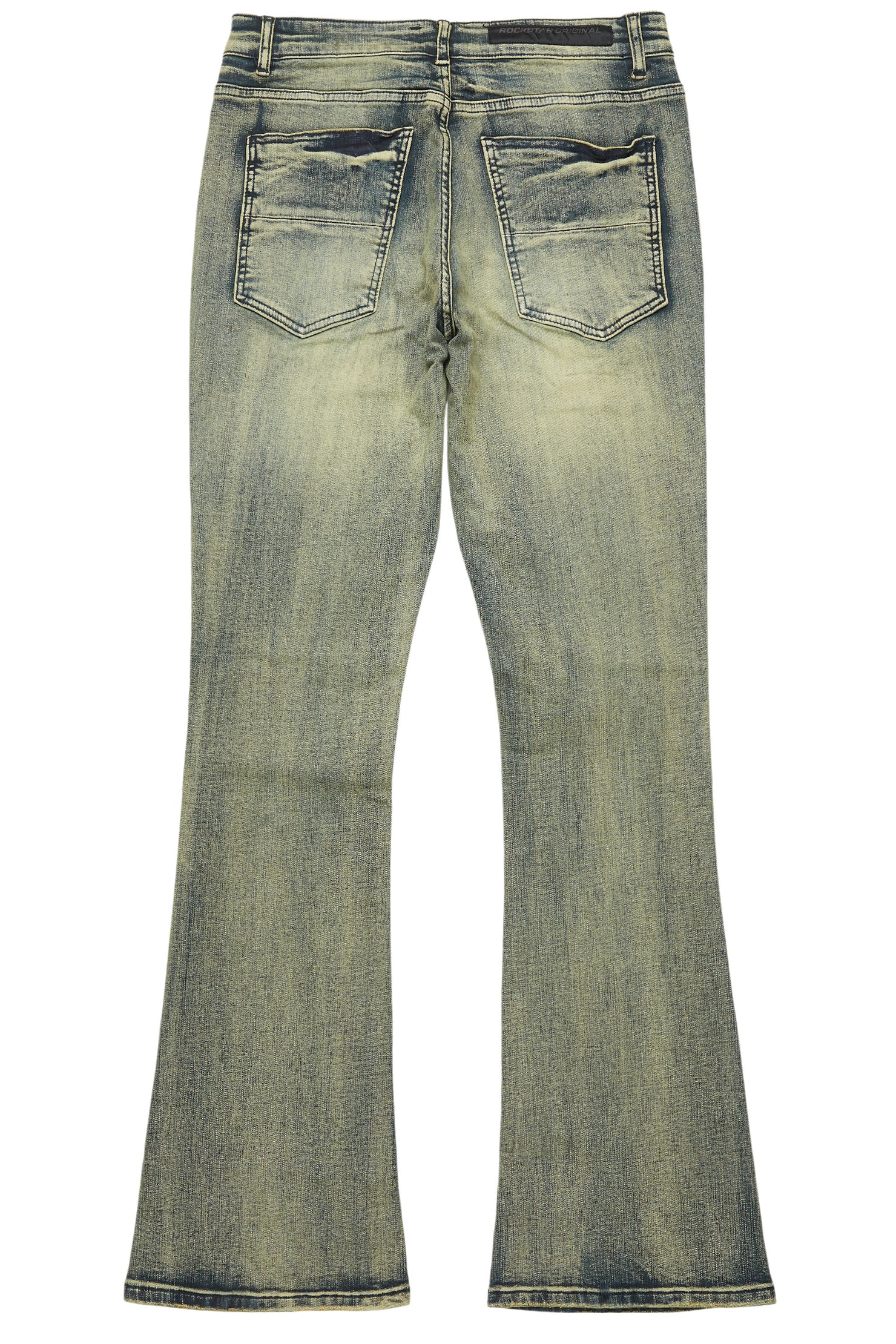 Drick Vintage Blue Regular Fit Flare Jean
